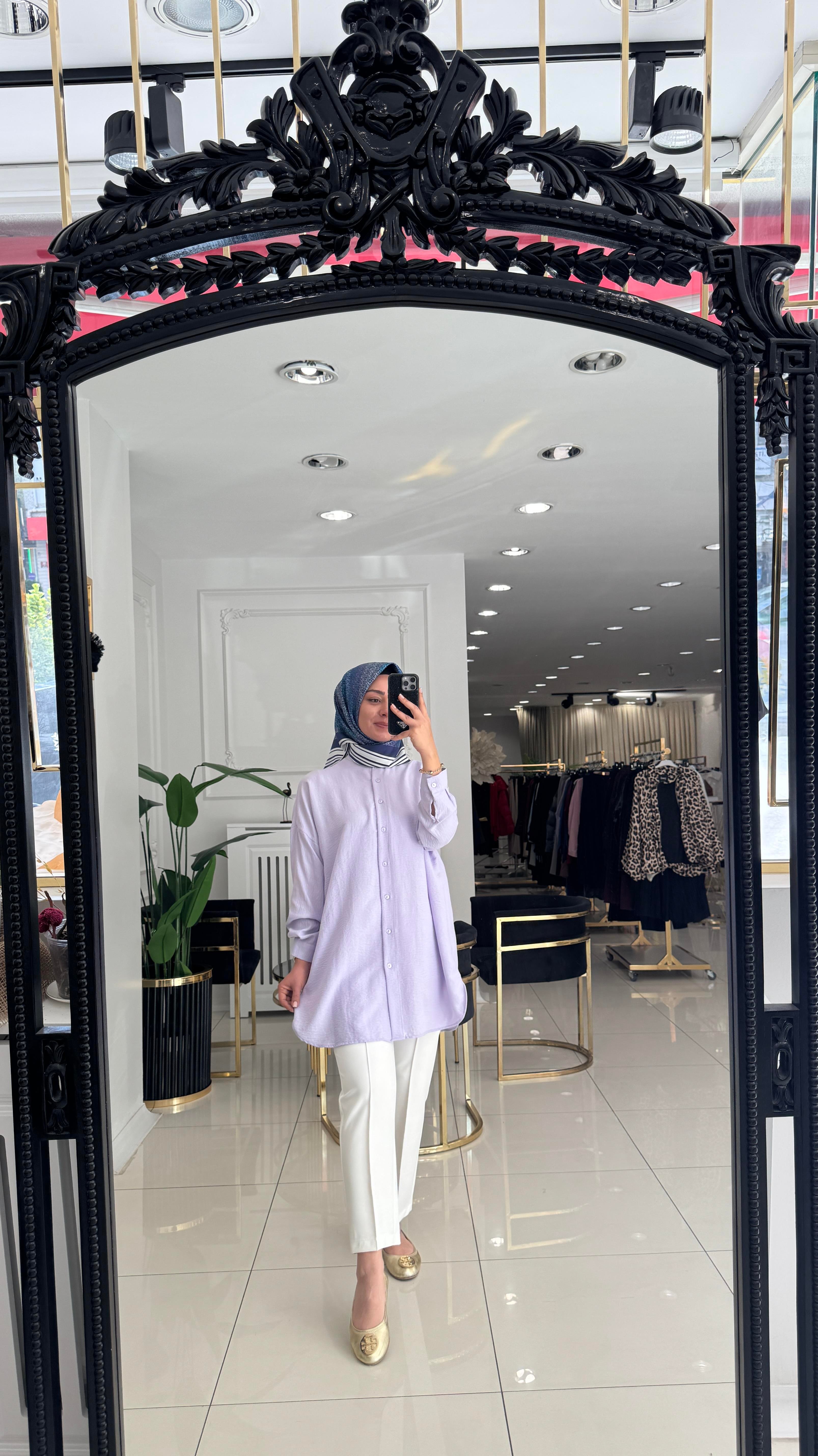 4008 Ada Gömlek- LİLA