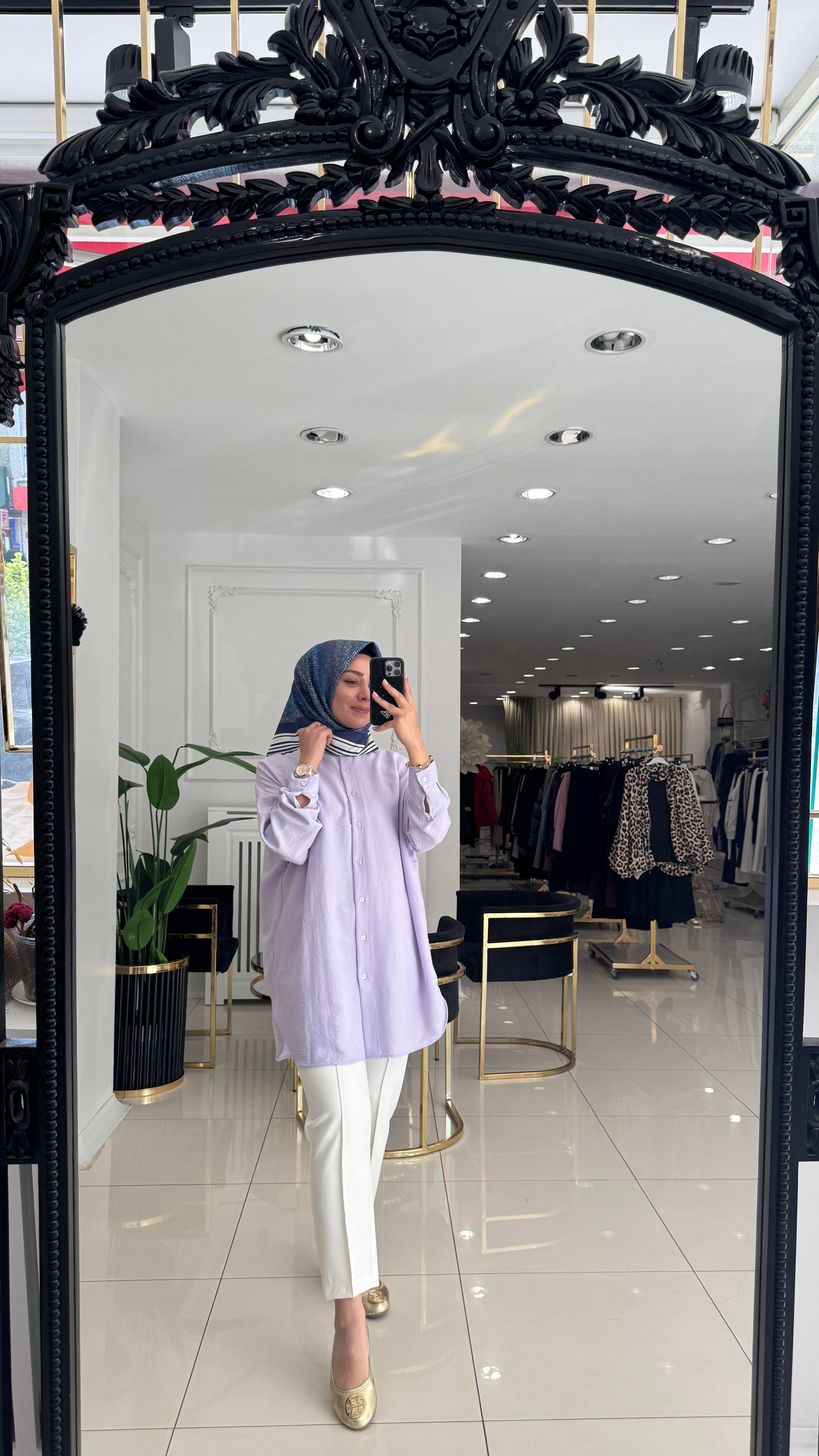 4008 Ada Gömlek- LİLA