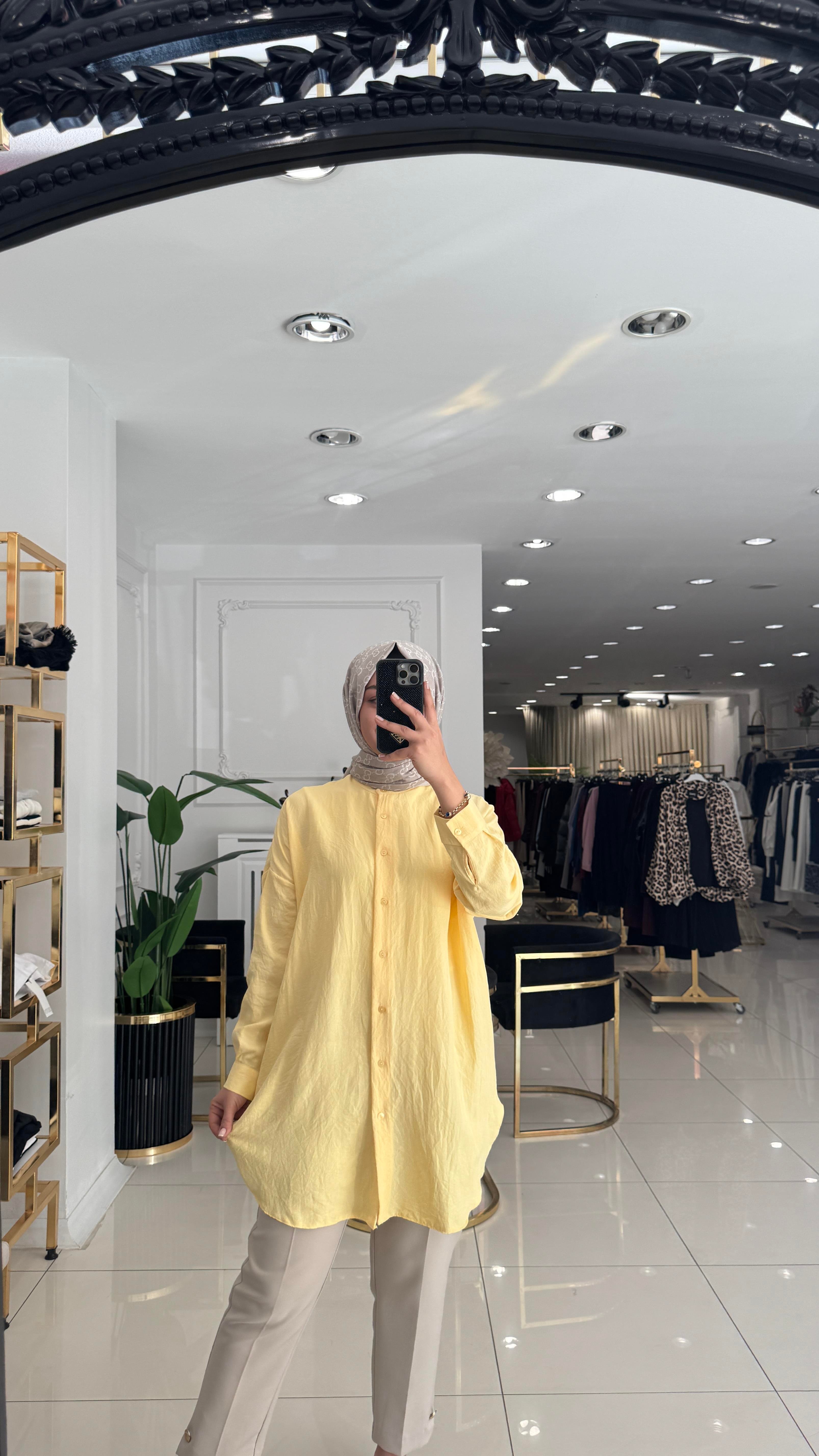 4008 Ada Gömlek- SARI