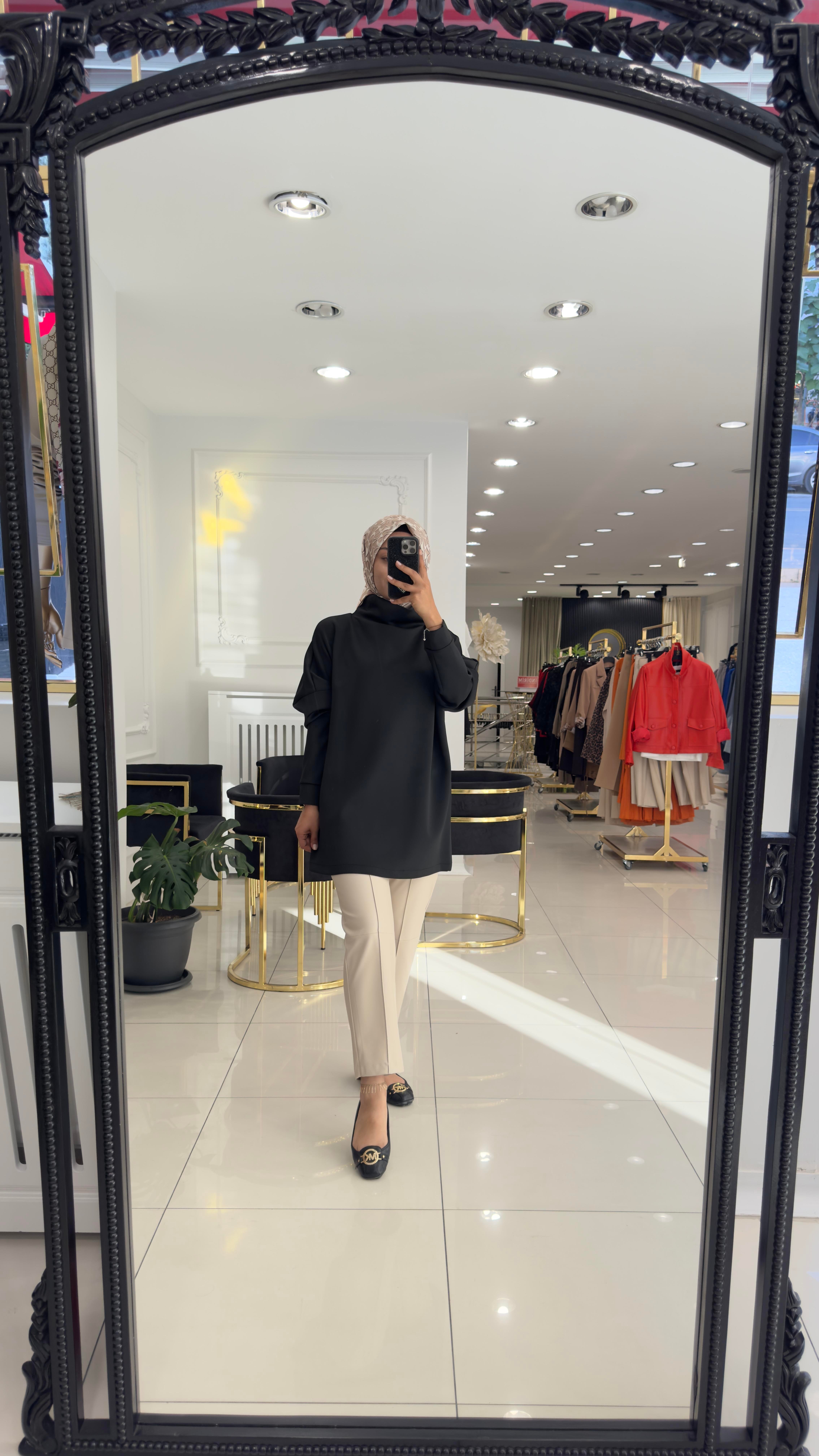 5204 Scuba Neva Tunik-SİYAH