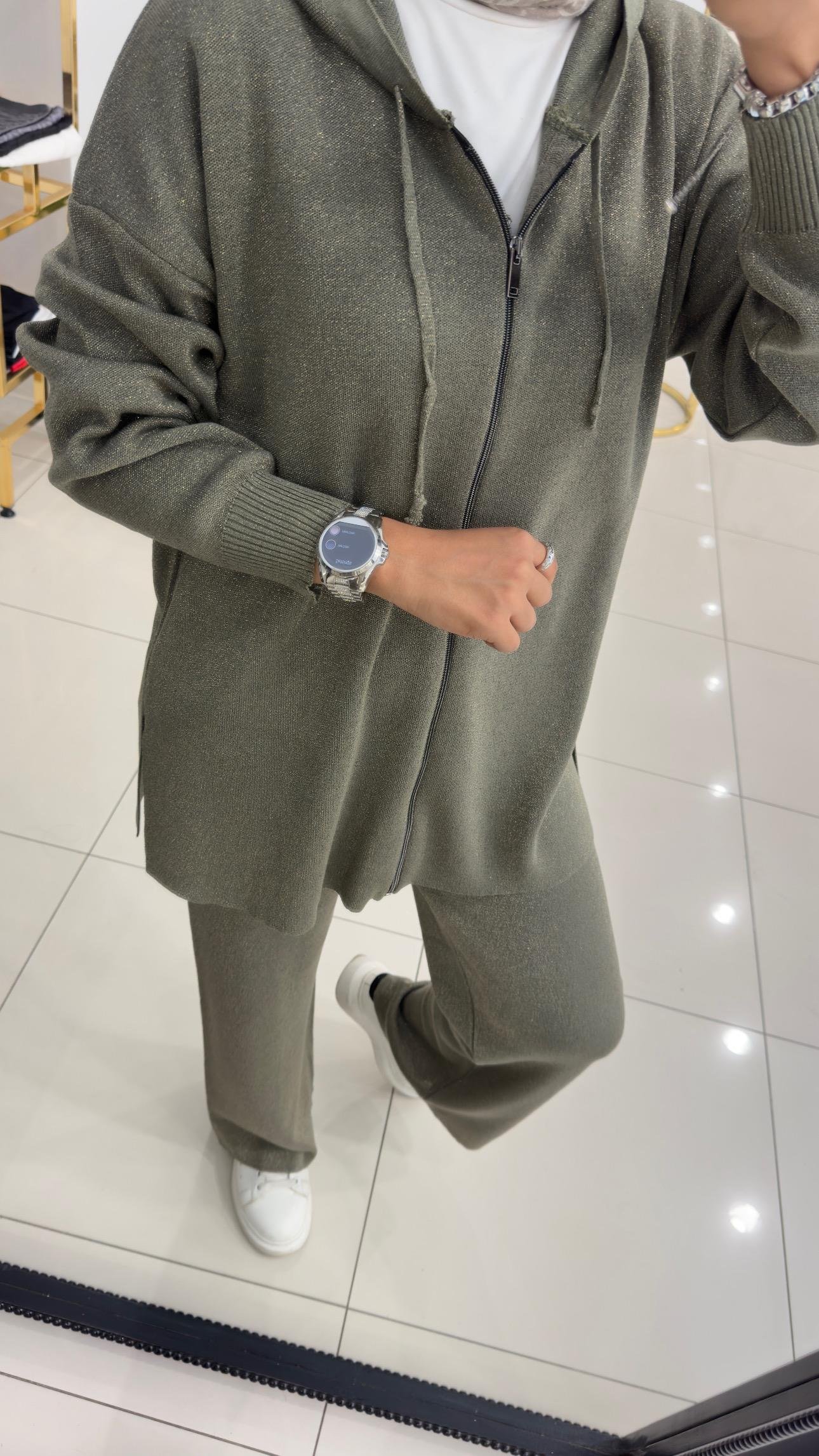 7010 Simli Triko Takım-HAKİ