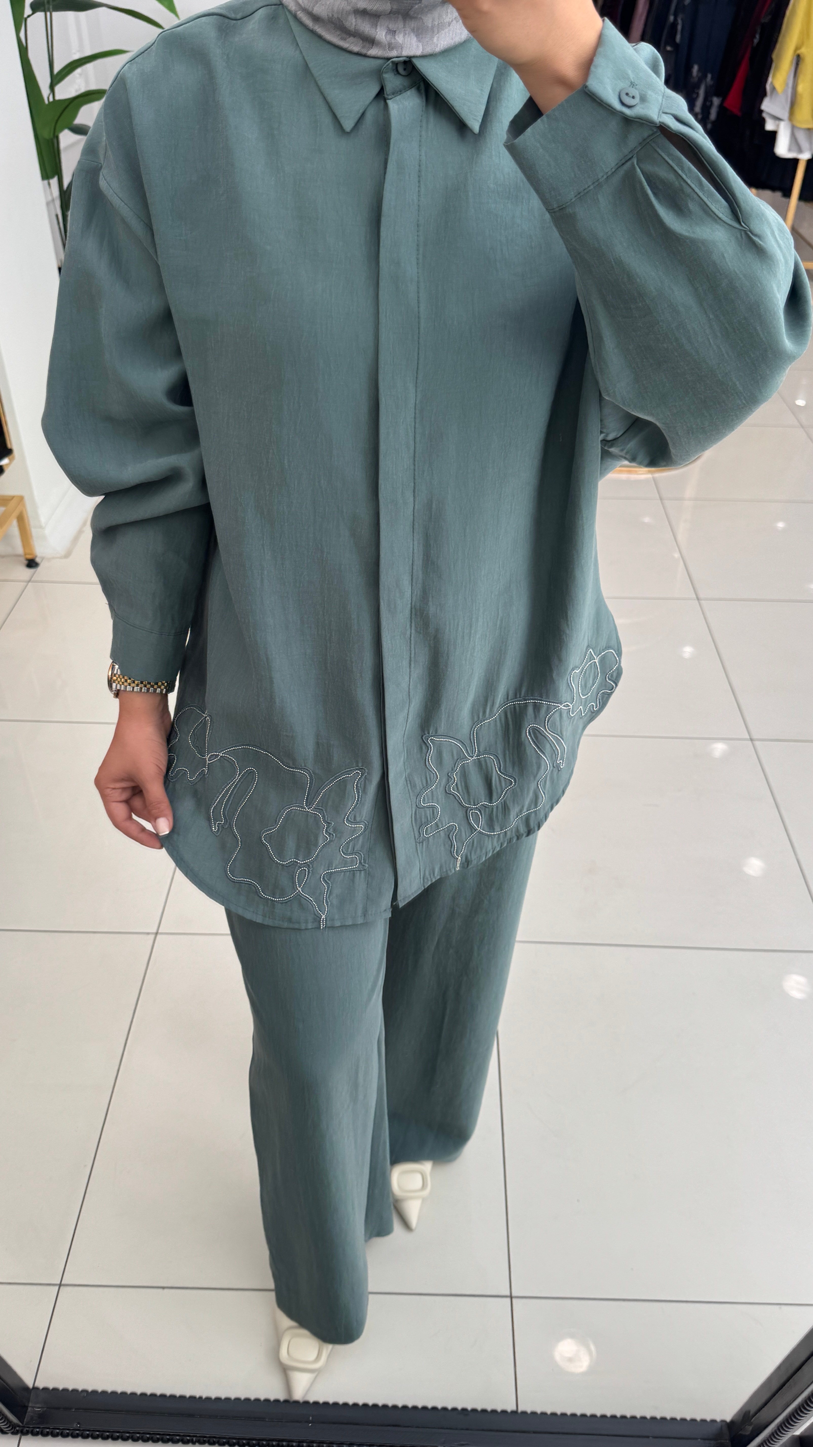8658 Amelya Takım-YEŞİL