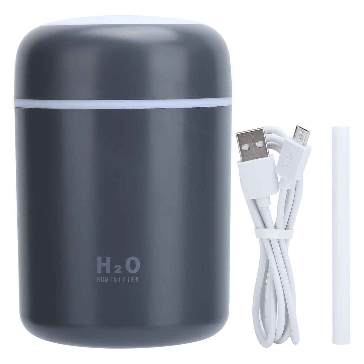 300 ml Ulrasonik Hava Nemlendirici Buhar Makinesi ve Aroma Difüzörü Siyah