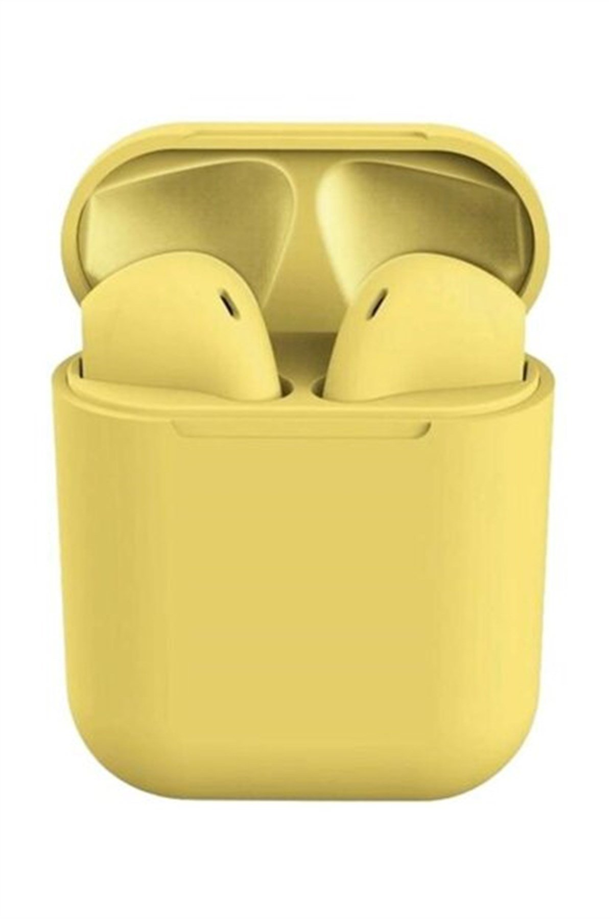 Airpods i12 TWS Sarı iPhone Android Universal Bluetooth Kulaklık HD Ses Kalitesi