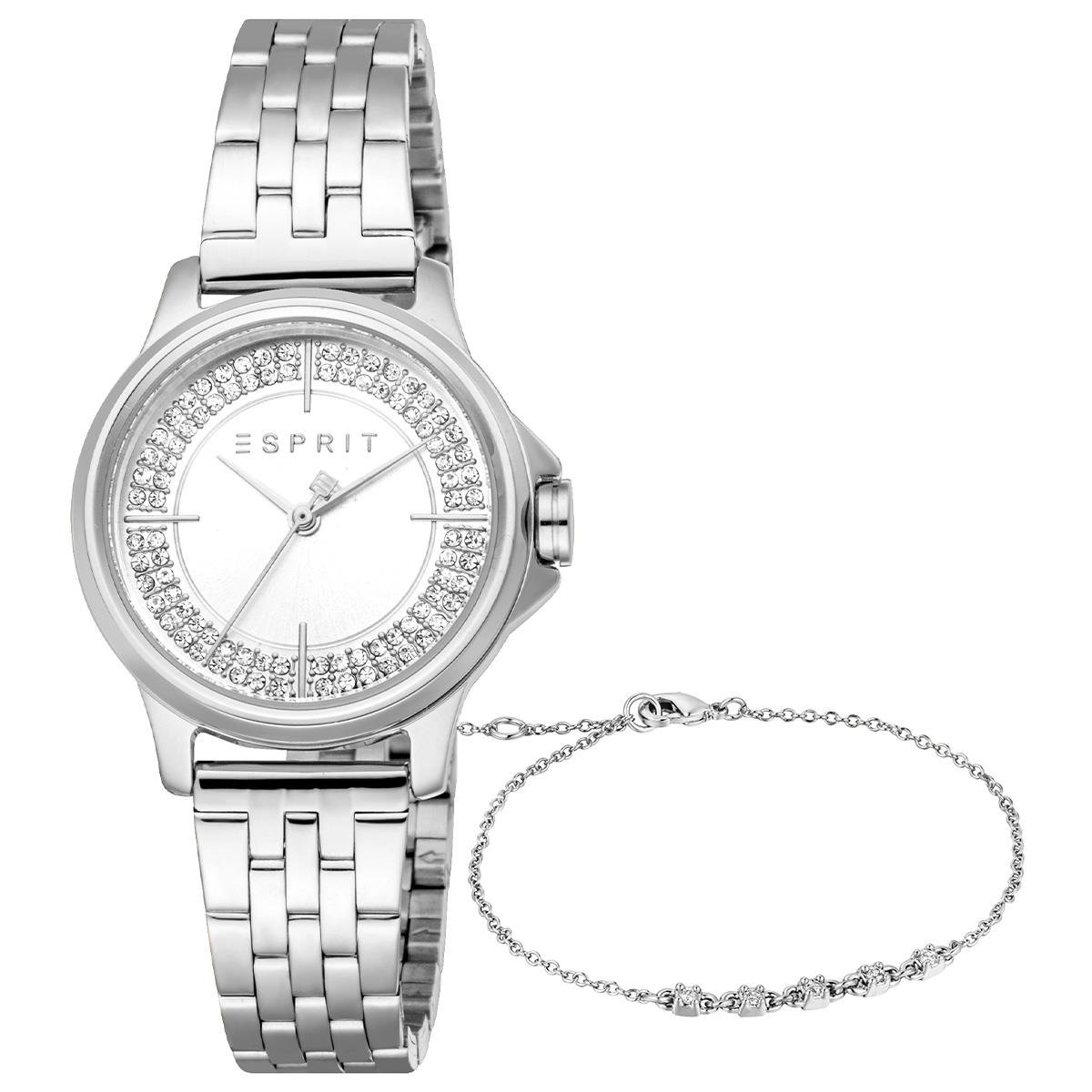 Esprit ES1L432M0035 Kadın Kol Saati ve Bileklik Seti