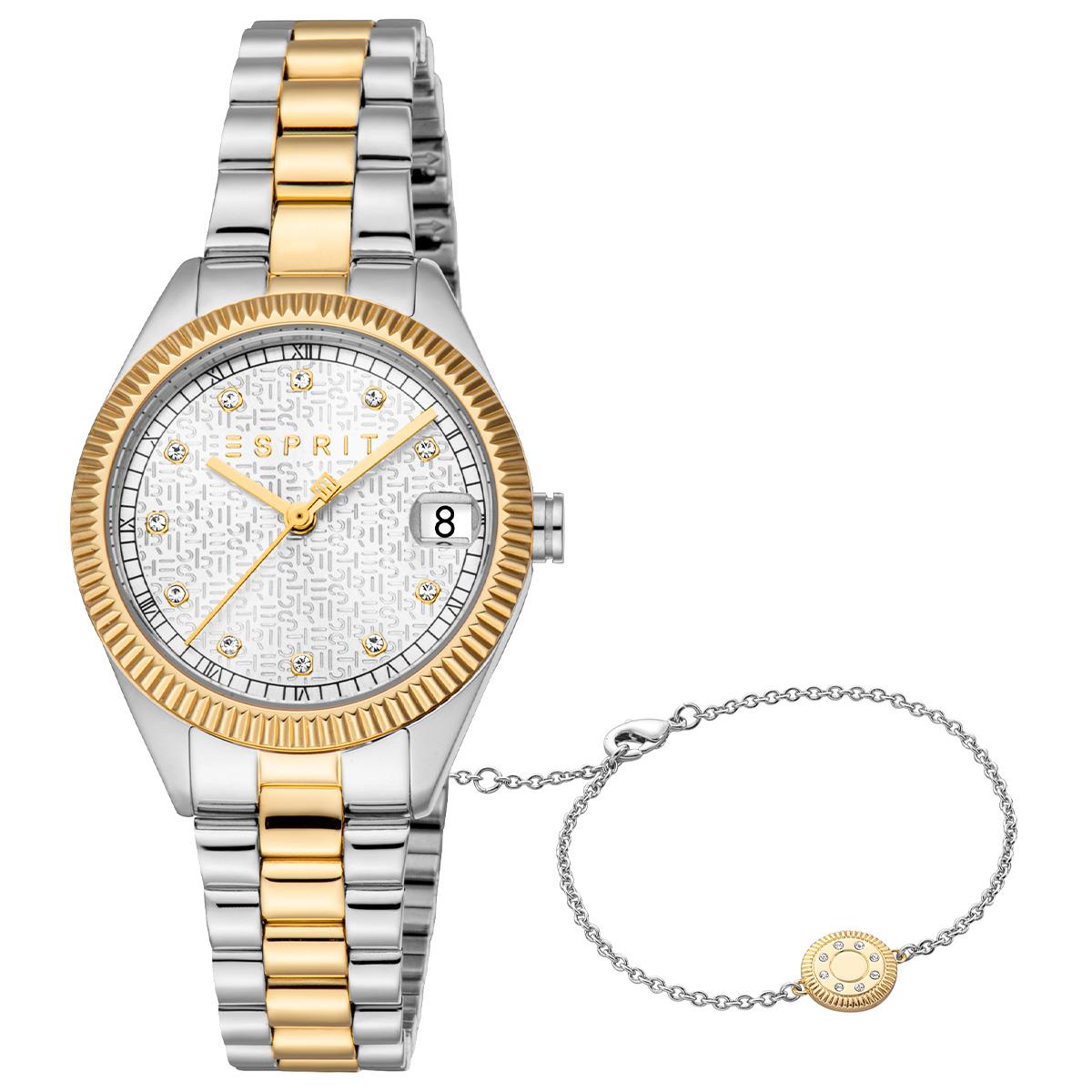 Esprit ES1L433M0055 Kadın Kol Saati ve Bileklik Seti