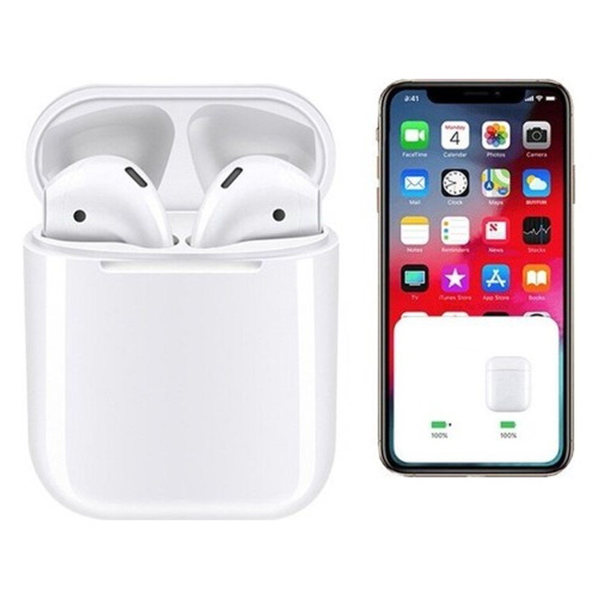 TWS i18 Bluetooth 5.0 Kulaklık - Şarj Üniteli