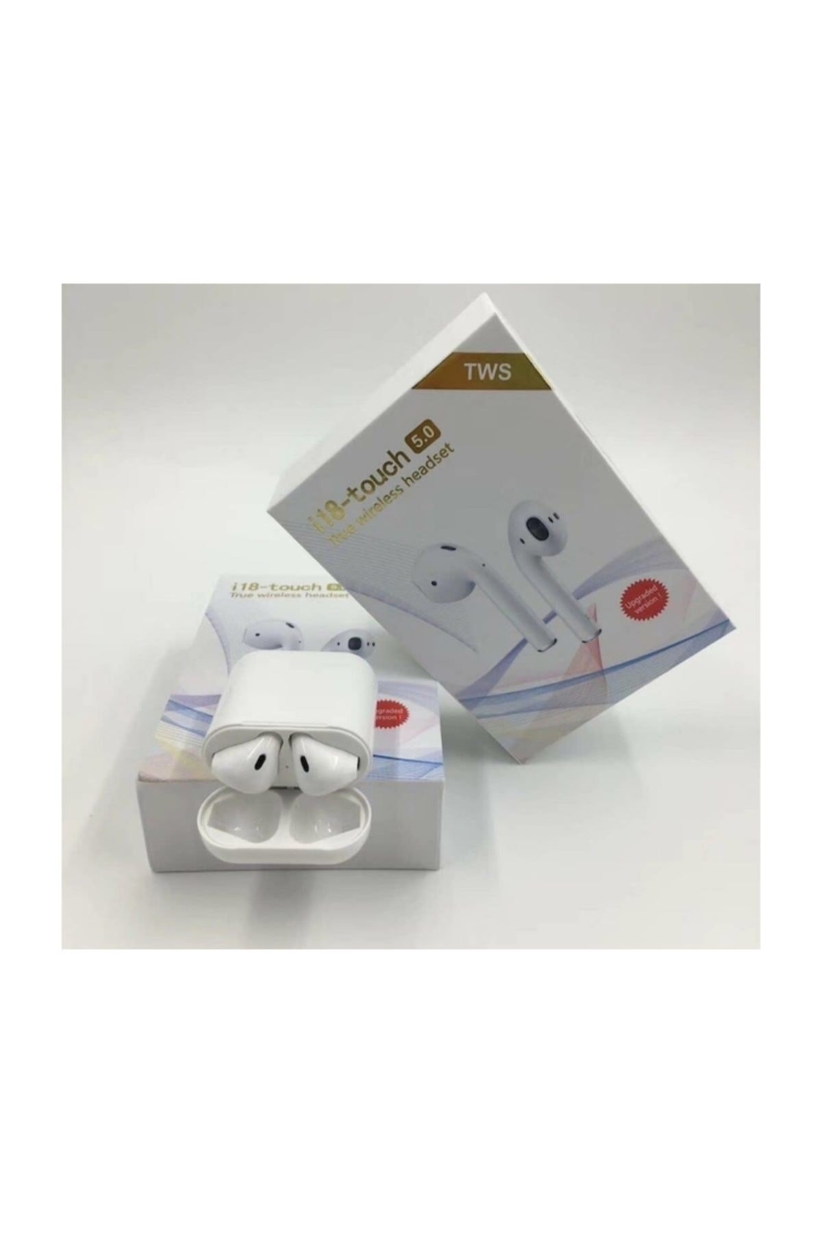 TWS i18 Bluetooth 5.0 Kulaklık - Şarj Üniteli