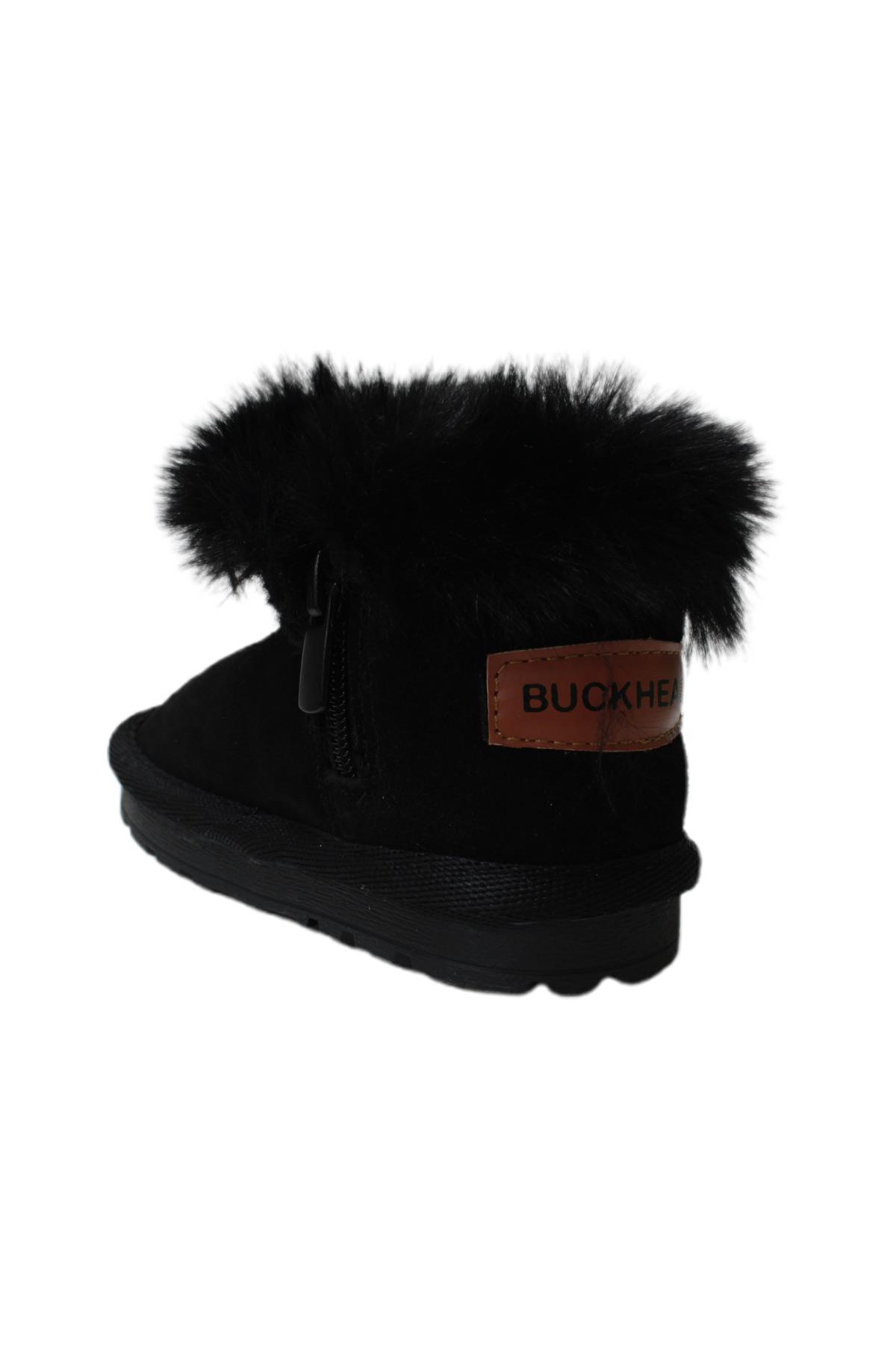 Buckhead 3062 Çocuk Kürklü Bot Siyah