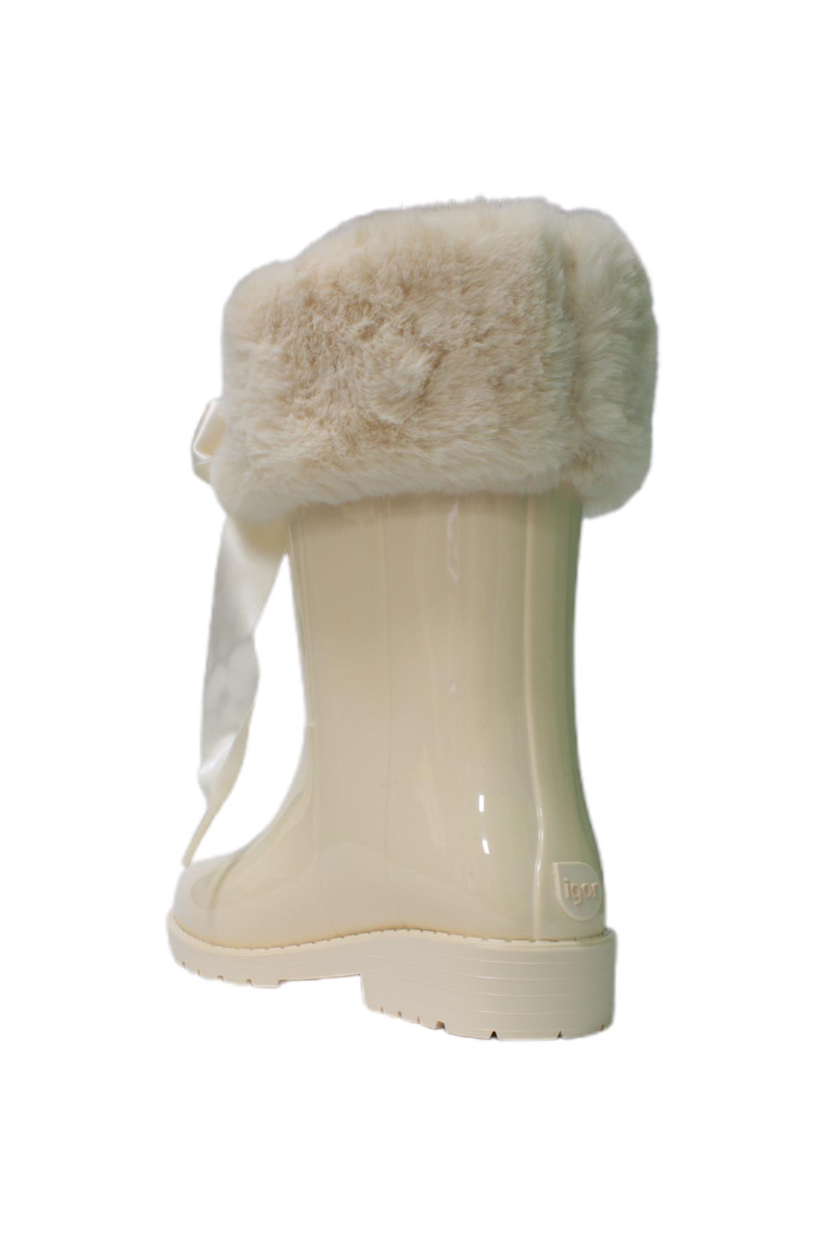 İgor Campera Çocuk Yağmur Çizmesi Bej