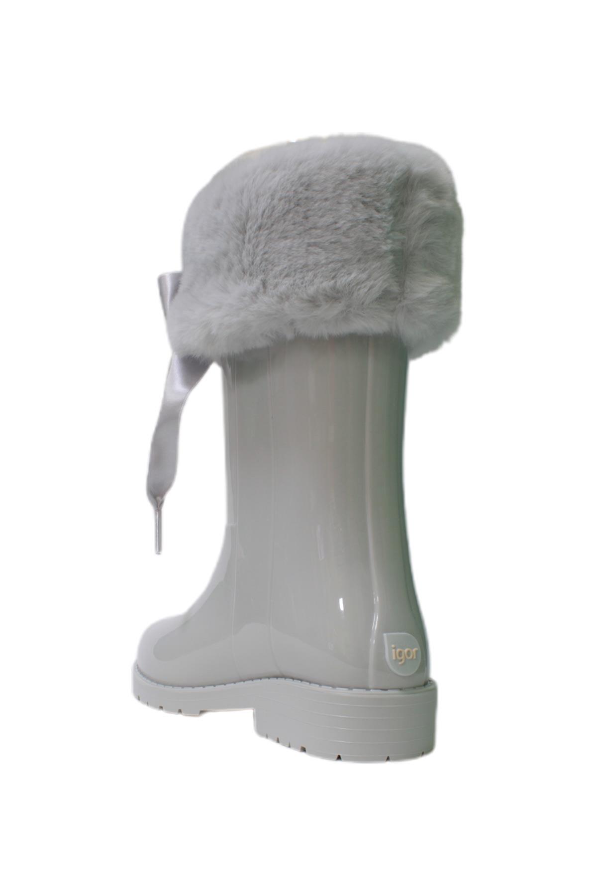 İgor Campera Çocuk Yağmur Çizmesi Gri