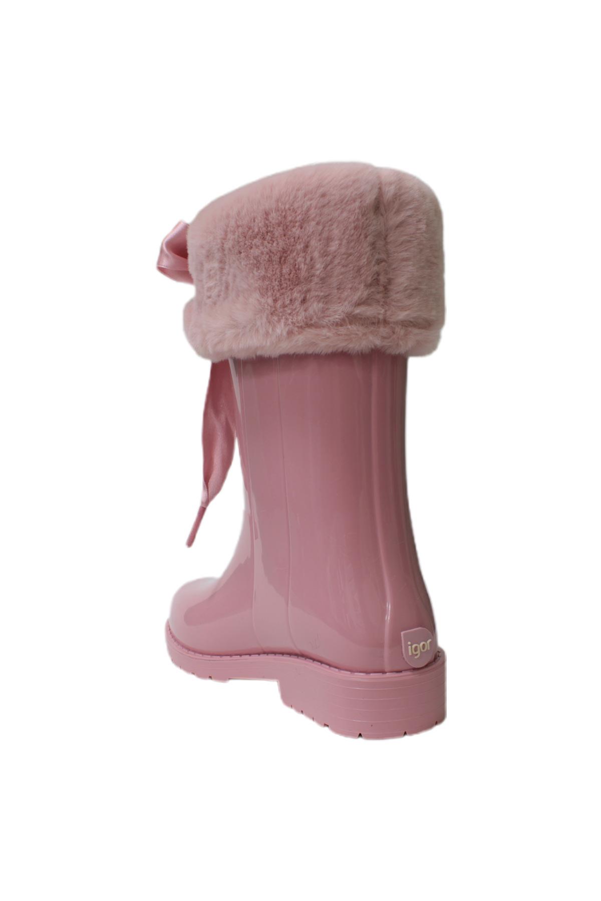 İgor Campera Çocuk Yağmur Çizmesi Pembe