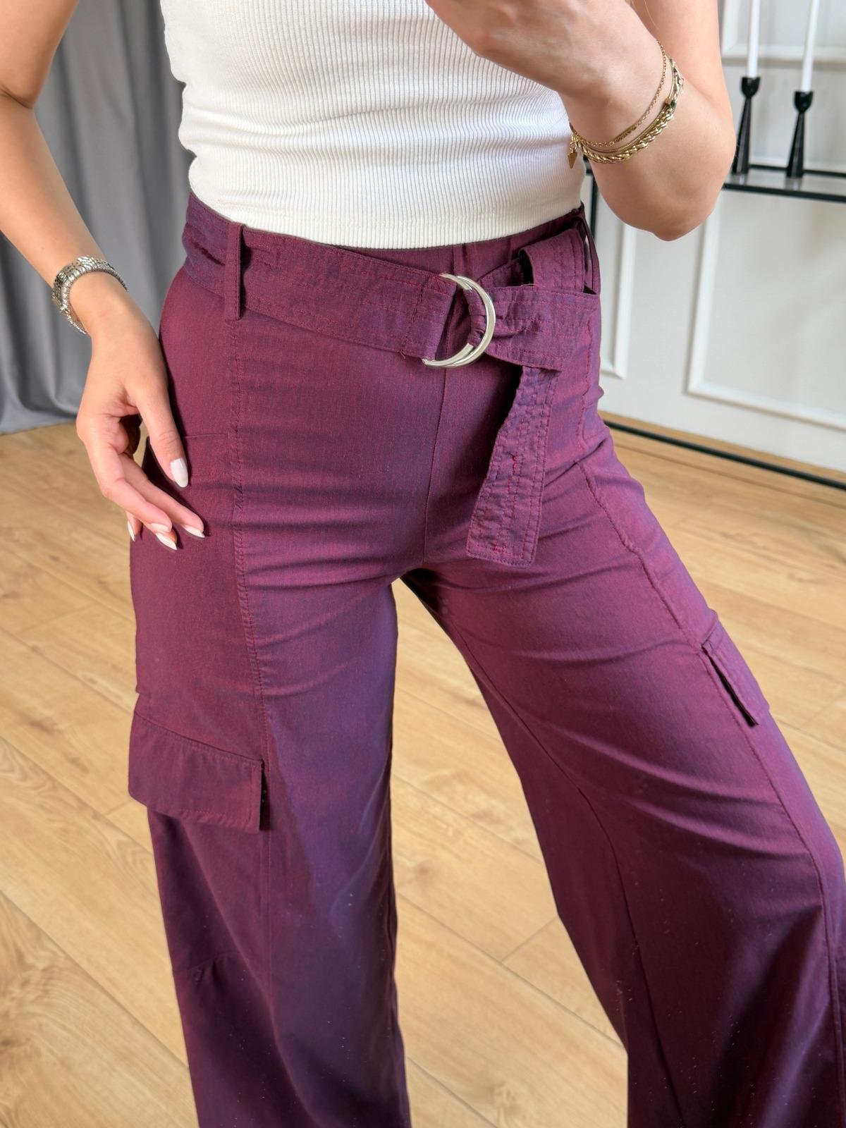 Bordo Kargo Pantolon