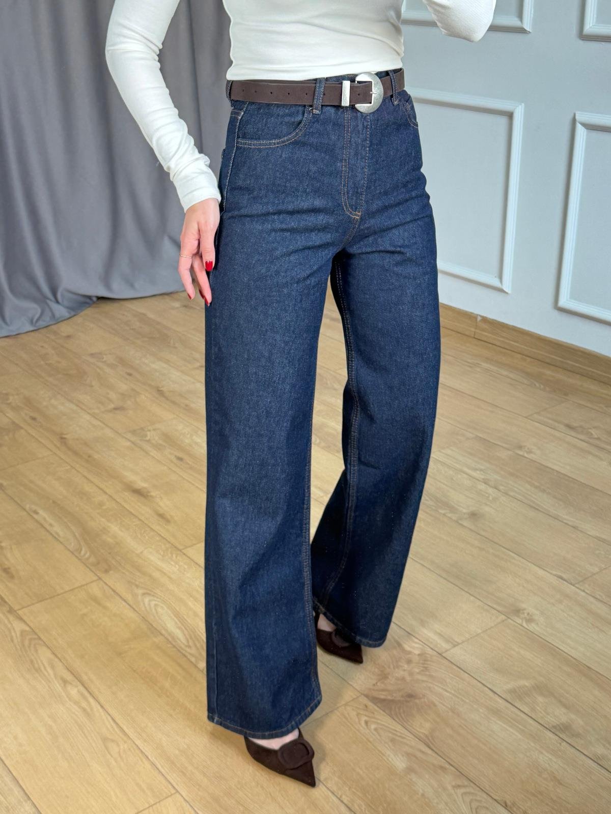 Flw Lacivert Straight Jean