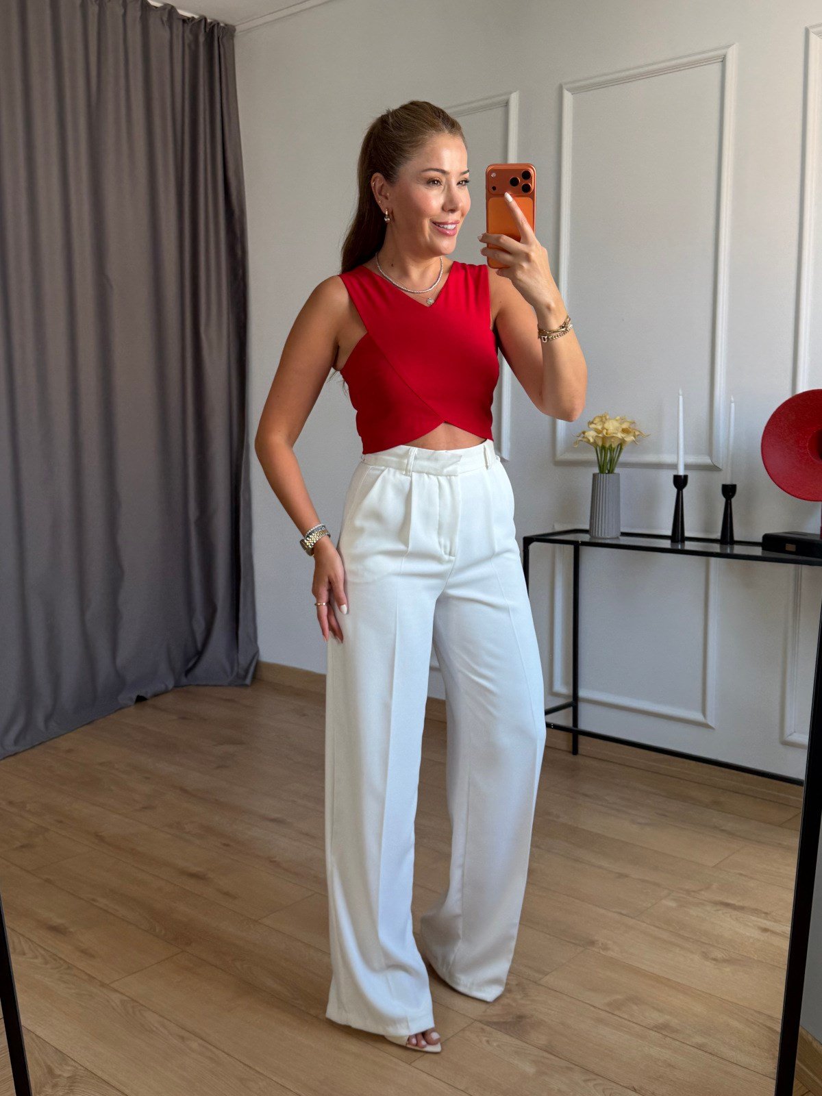 Kırmızı Verev Model Büstiyer