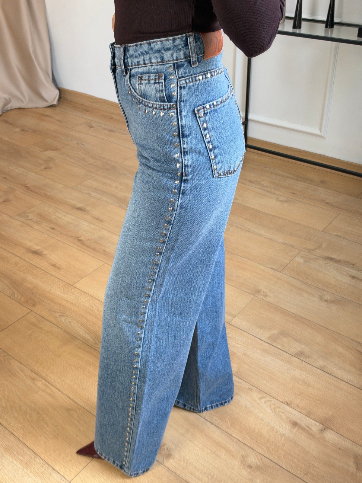 Mavi Kar Yıkama Drop Jean