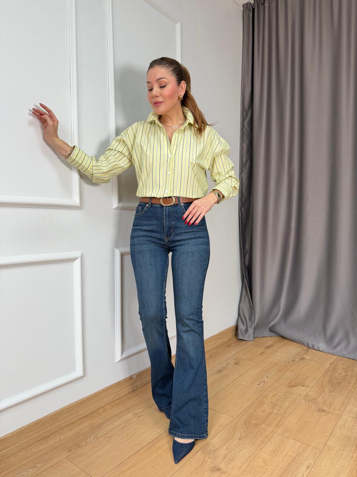 Petrol İspanyol Paça Jean