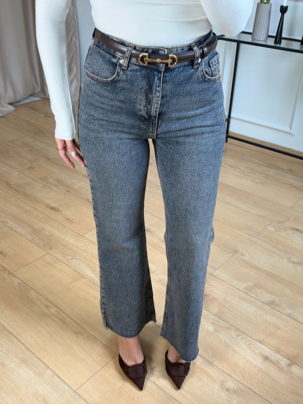 R. Kar Yıkamalı Flare Model Jean