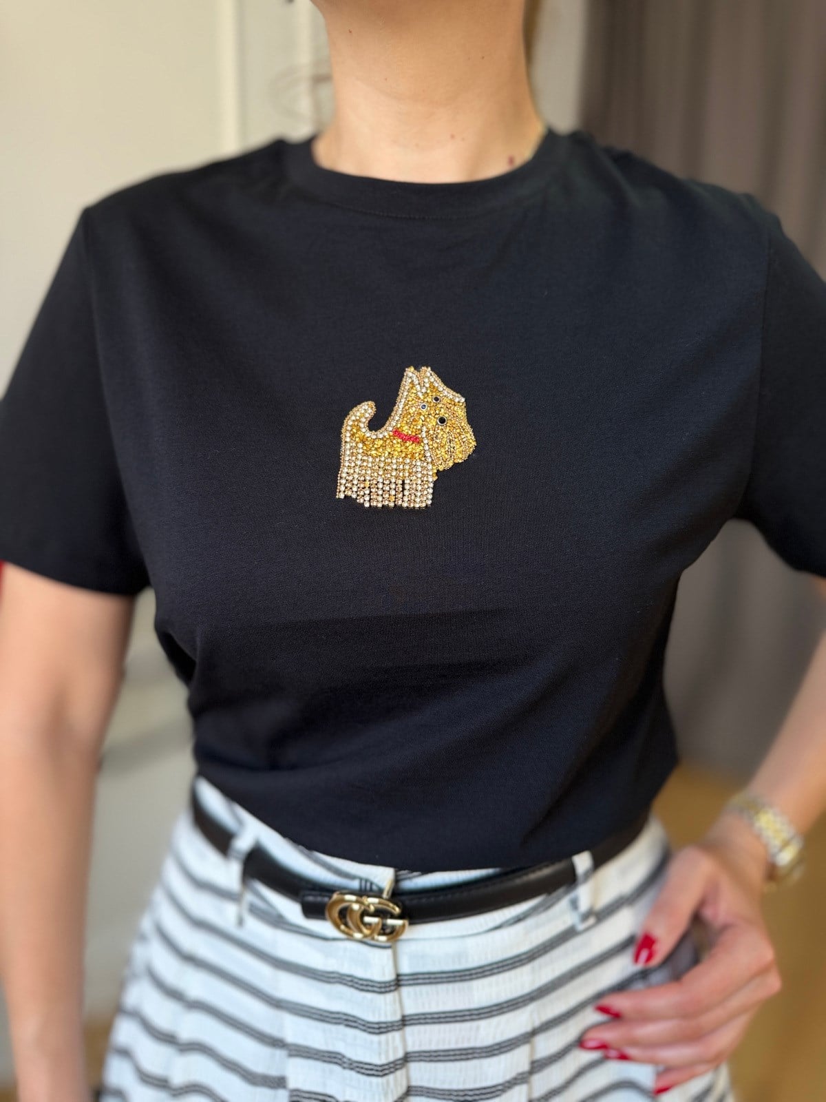 Siyah Agatha Tshirt