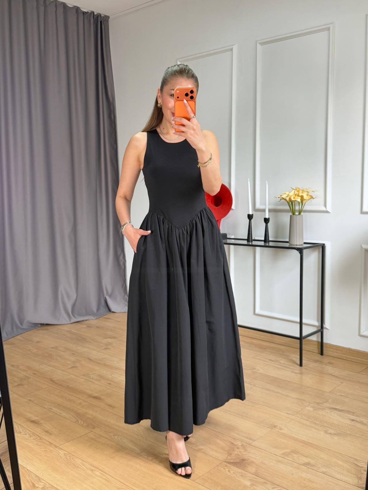 Siyah Prenses Elbise