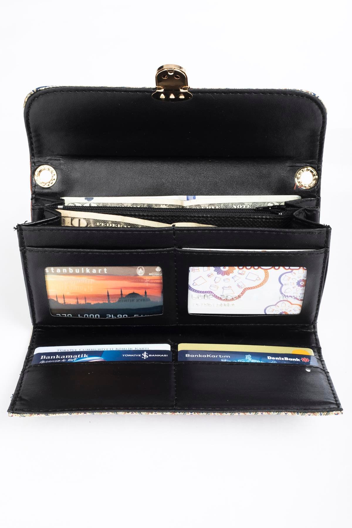 Mottif  İstanbul  Otantik Dokuma Kadın Cüzdan 1512.16