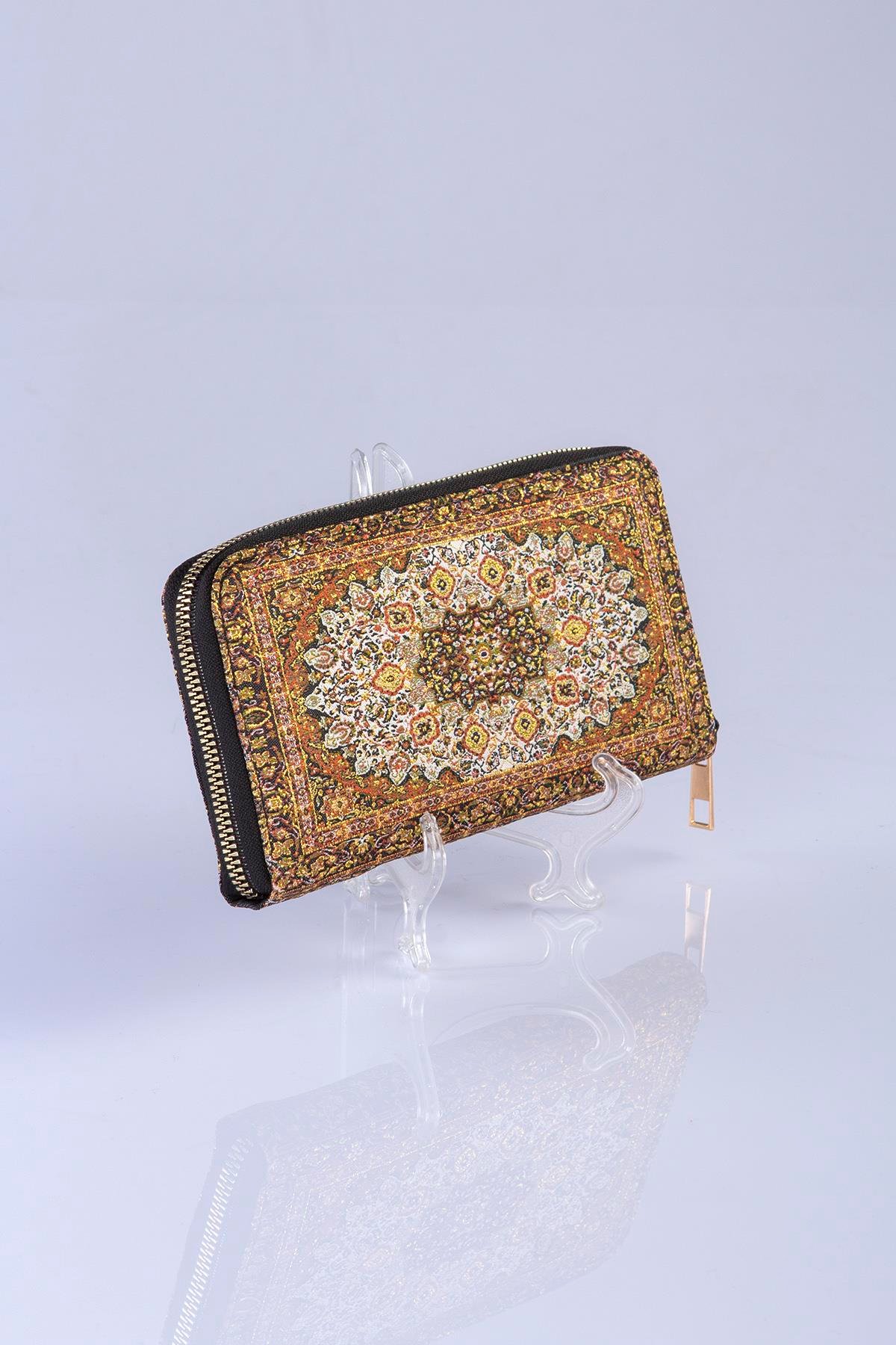 Mottif  İstanbul  Otantik Dokuma Kadın Cüzdan 1503.06