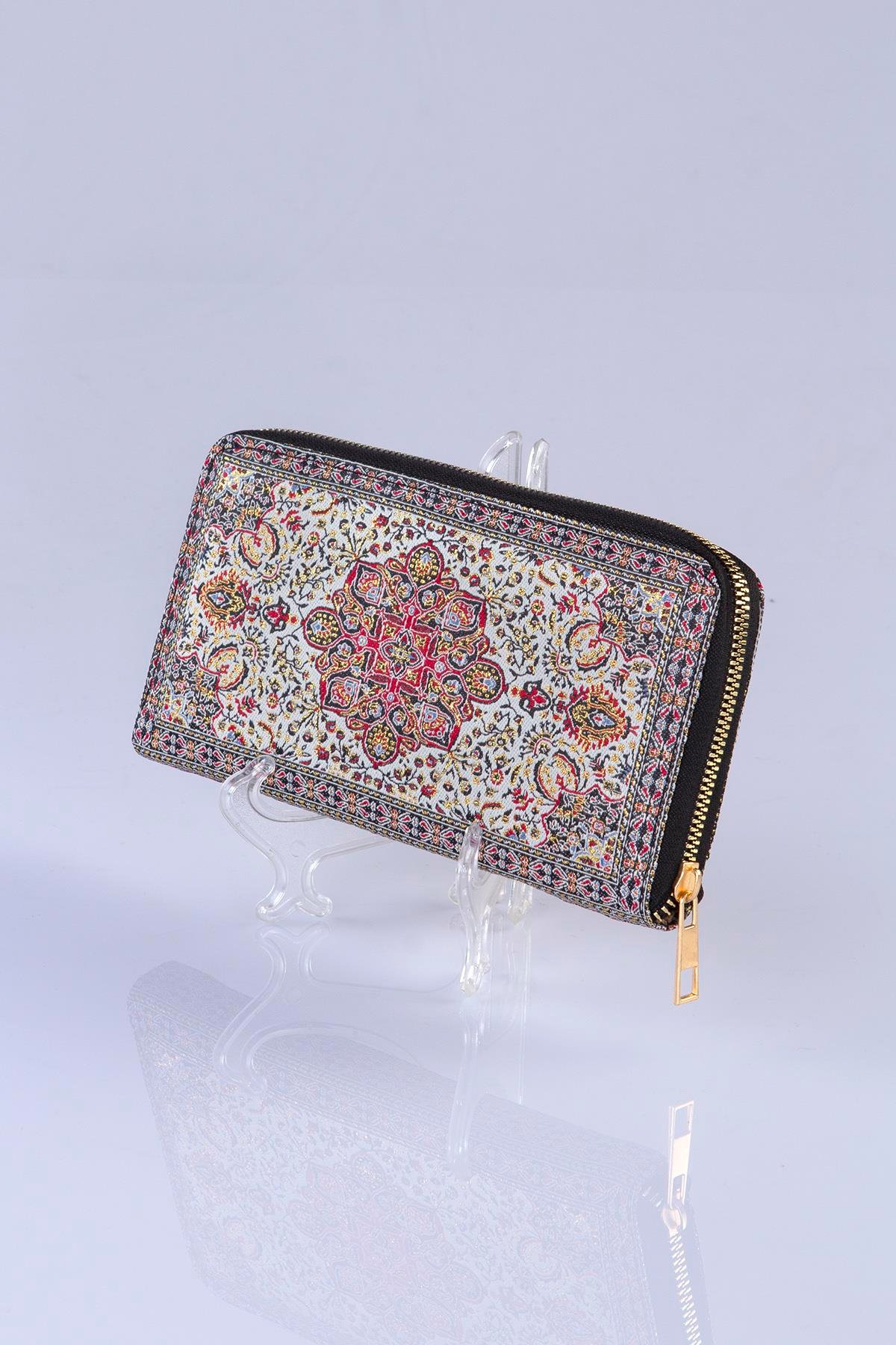 Mottif  İstanbul  Otantik Dokuma Kadın Cüzdan 1503.11