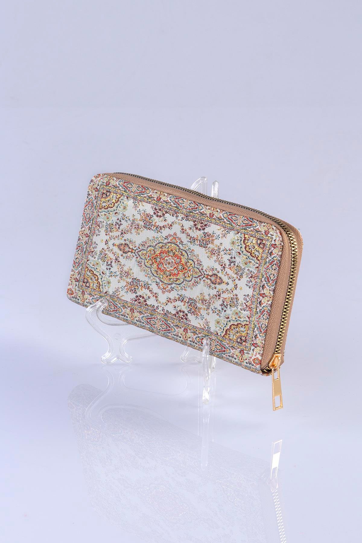 Mottif  İstanbul  Otantik Dokuma Kadın Cüzdan 1503.02