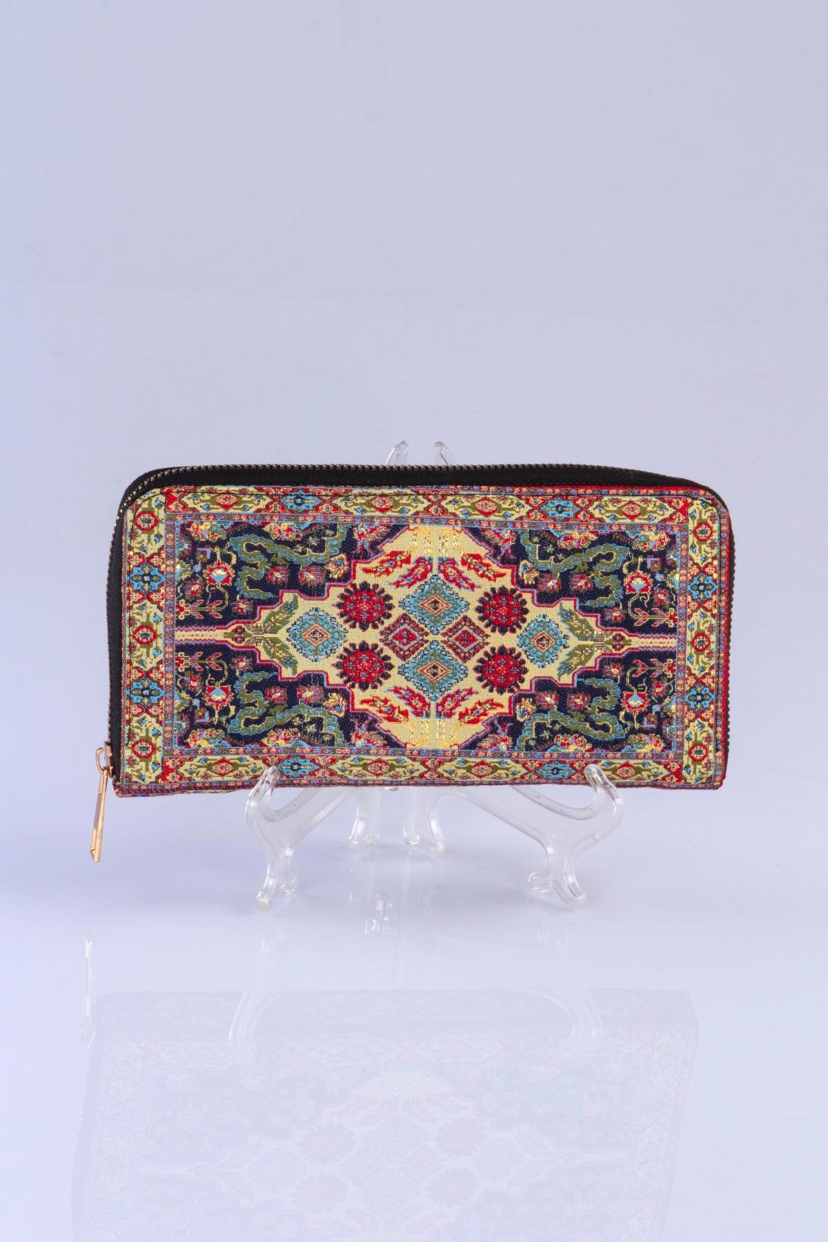 Mottif  İstanbul  Otantik Dokuma Kadın Cüzdan 1503.08