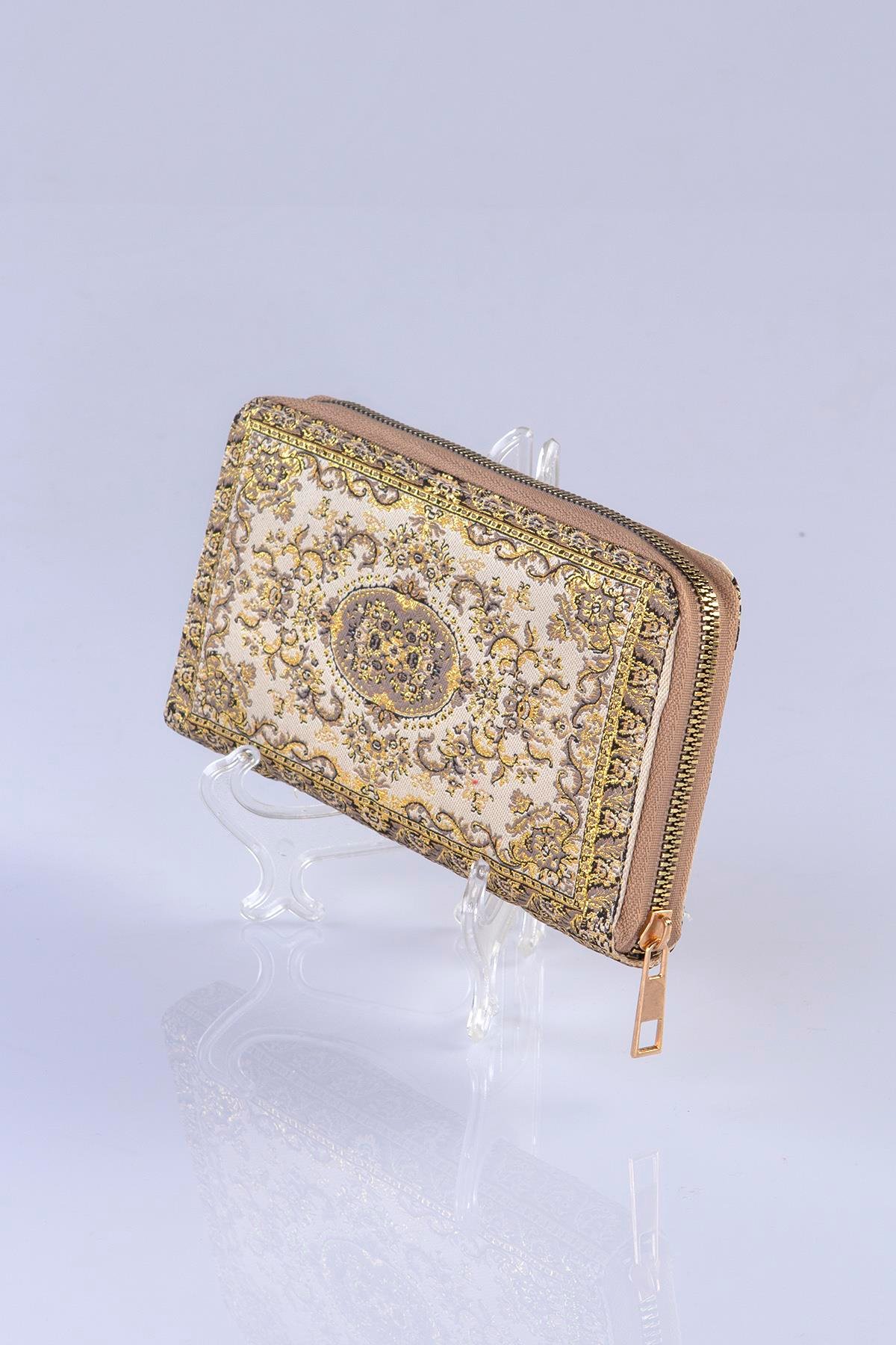 Mottif  İstanbul  Otantik Dokuma Kadın Cüzdan 1503.13