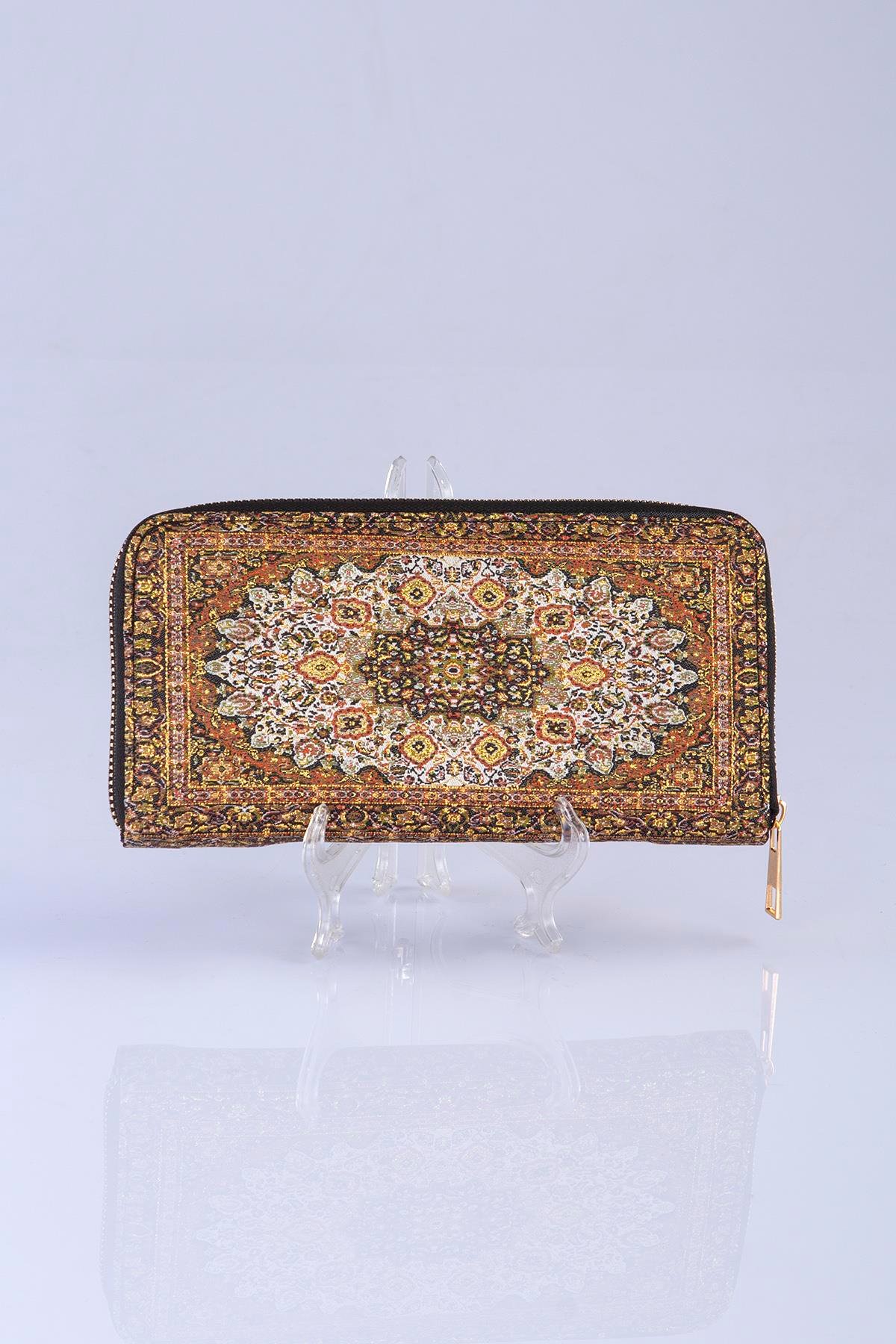 Mottif  İstanbul  Otantik Dokuma Kadın Cüzdan 1503.06