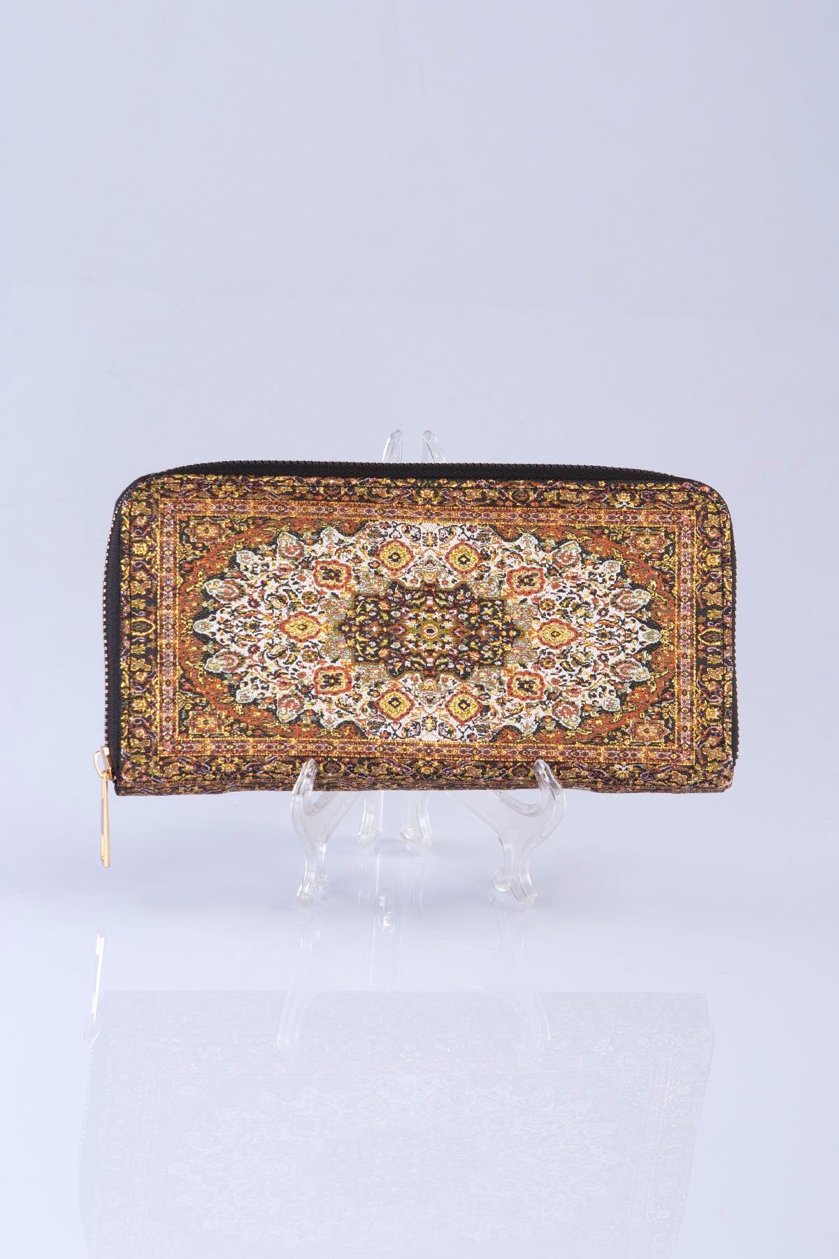 Mottif  İstanbul  Otantik Dokuma Kadın Cüzdan 1503.06