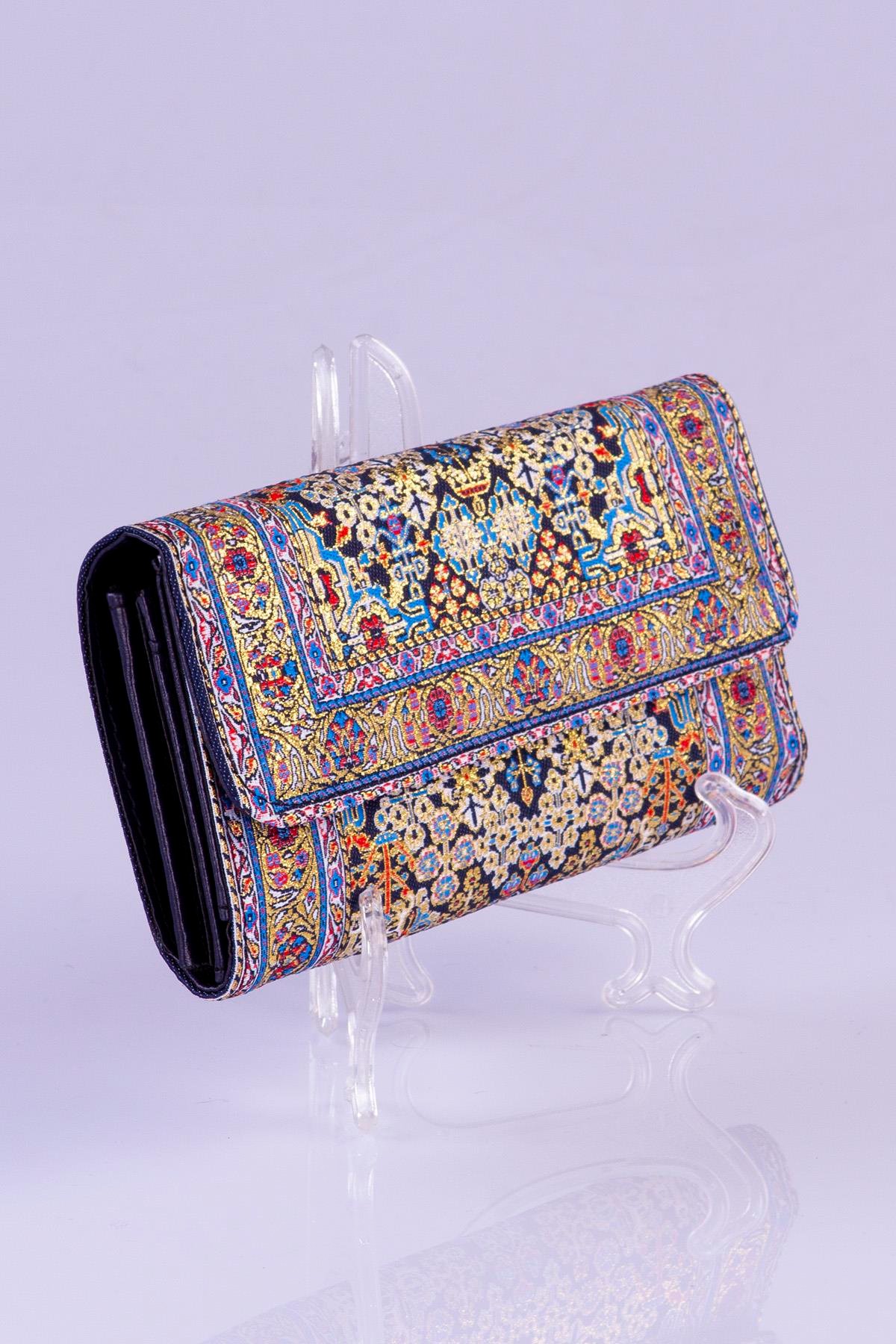 Mottif  İstanbul  Otantik Dokuma Kadın Cüzdan 1506.18