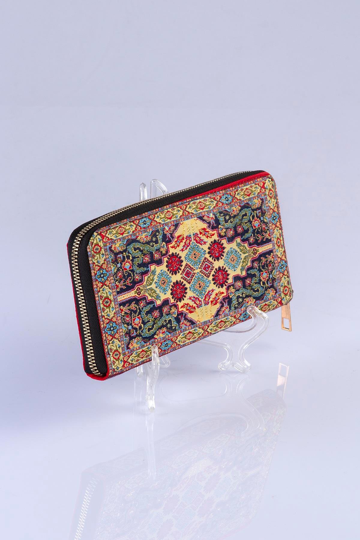 Mottif  İstanbul  Otantik Dokuma Kadın Cüzdan 1503.08