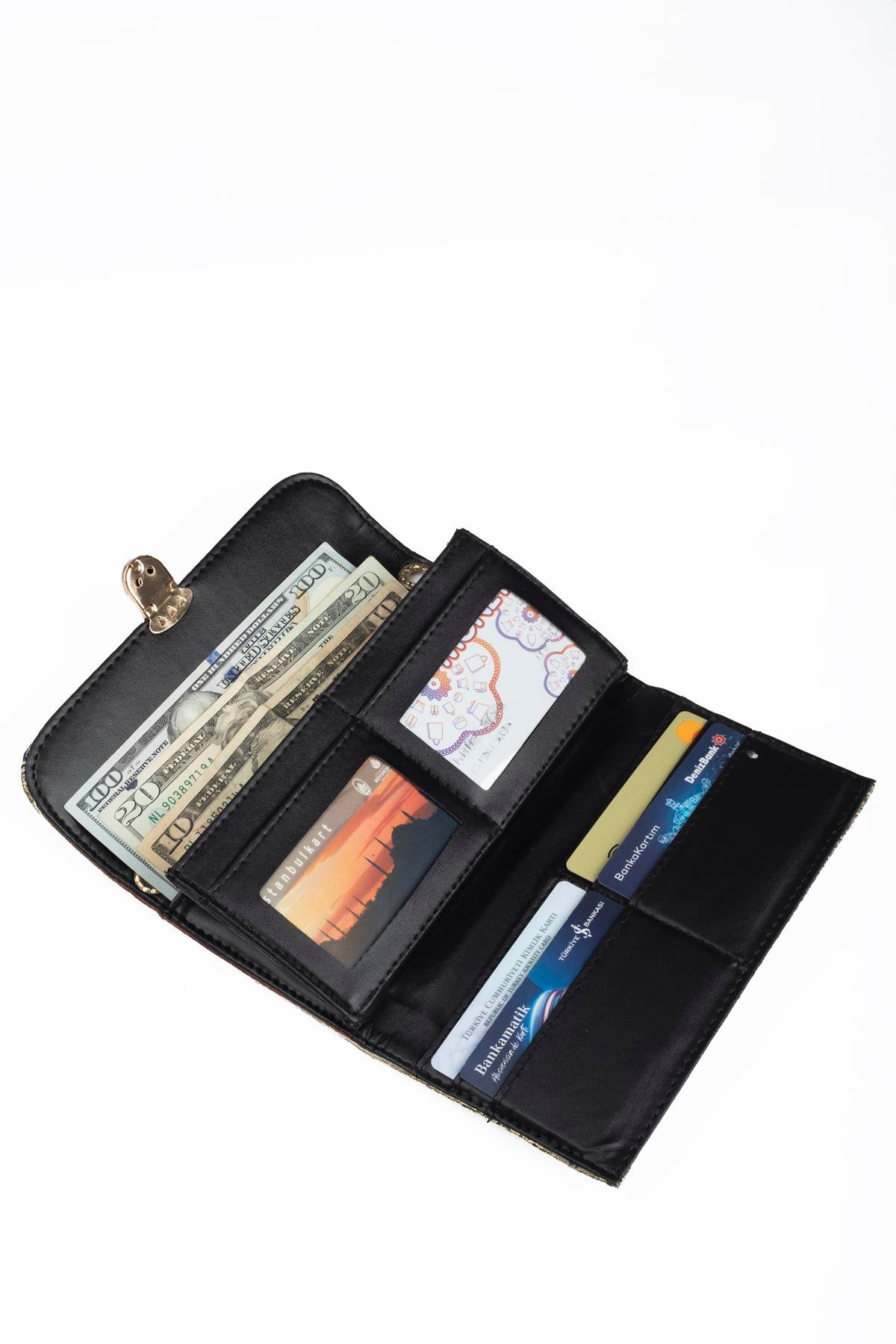 Mottif  İstanbul  Otantik Dokuma Kadın Cüzdan 1512.16