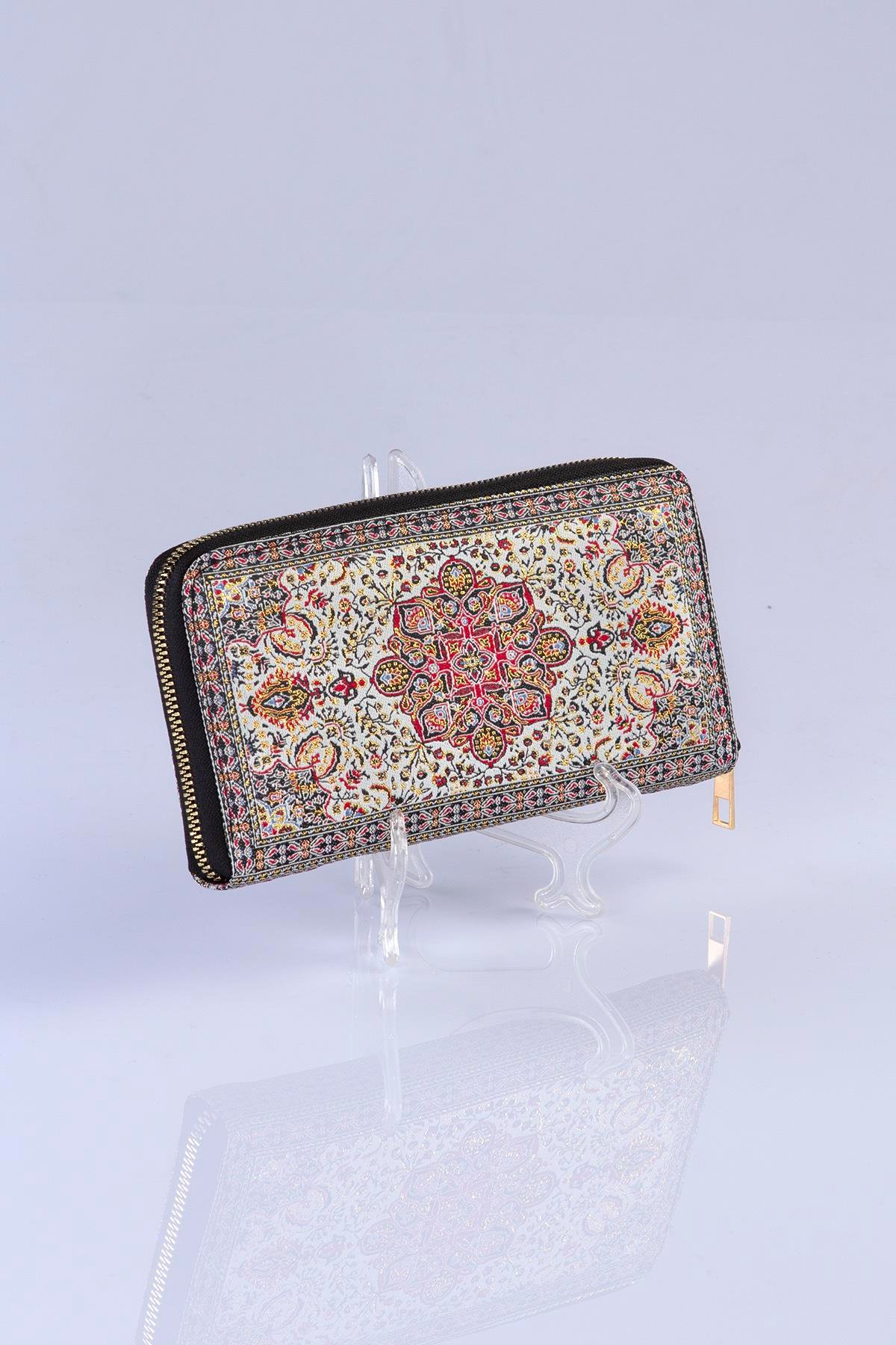 Mottif  İstanbul  Otantik Dokuma Kadın Cüzdan 1503.11