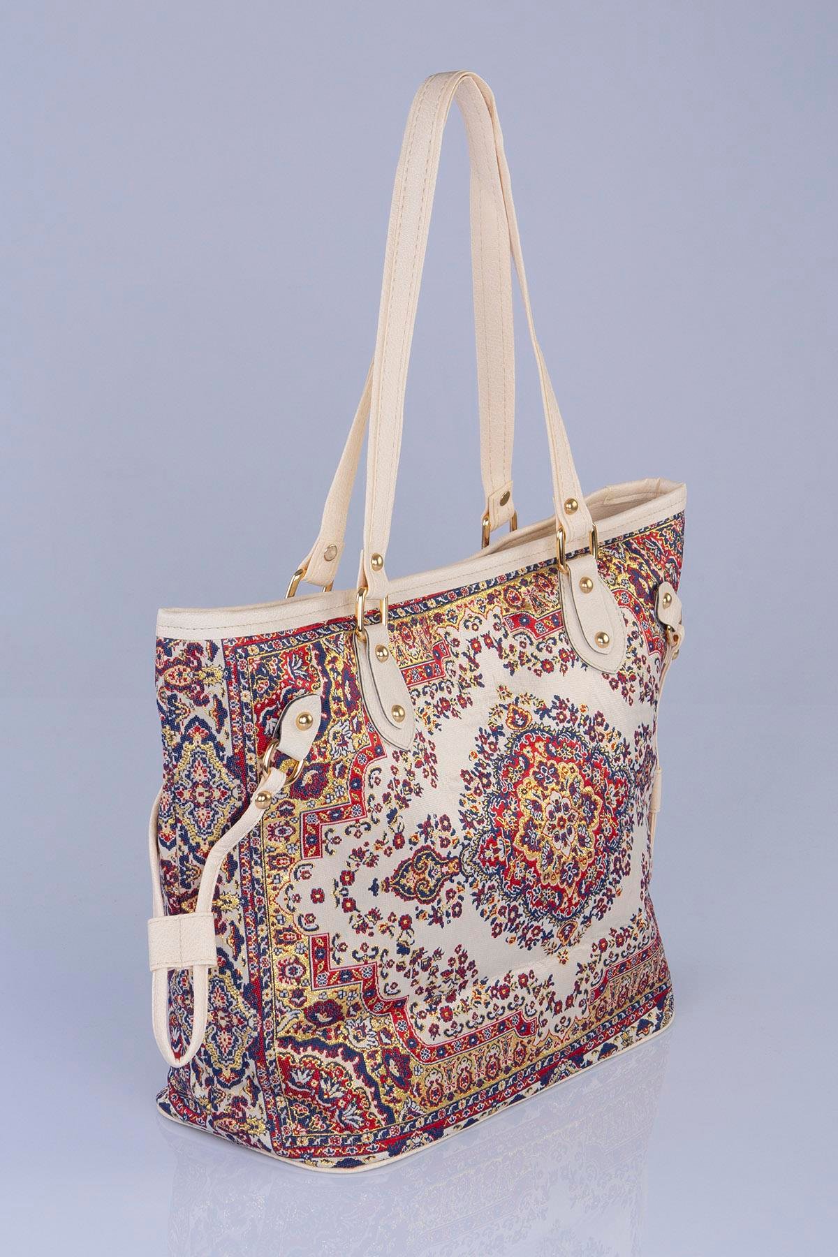 Mottif İstanbul Otantik Dokuma  Kadın Omuz Çanta 1025.03