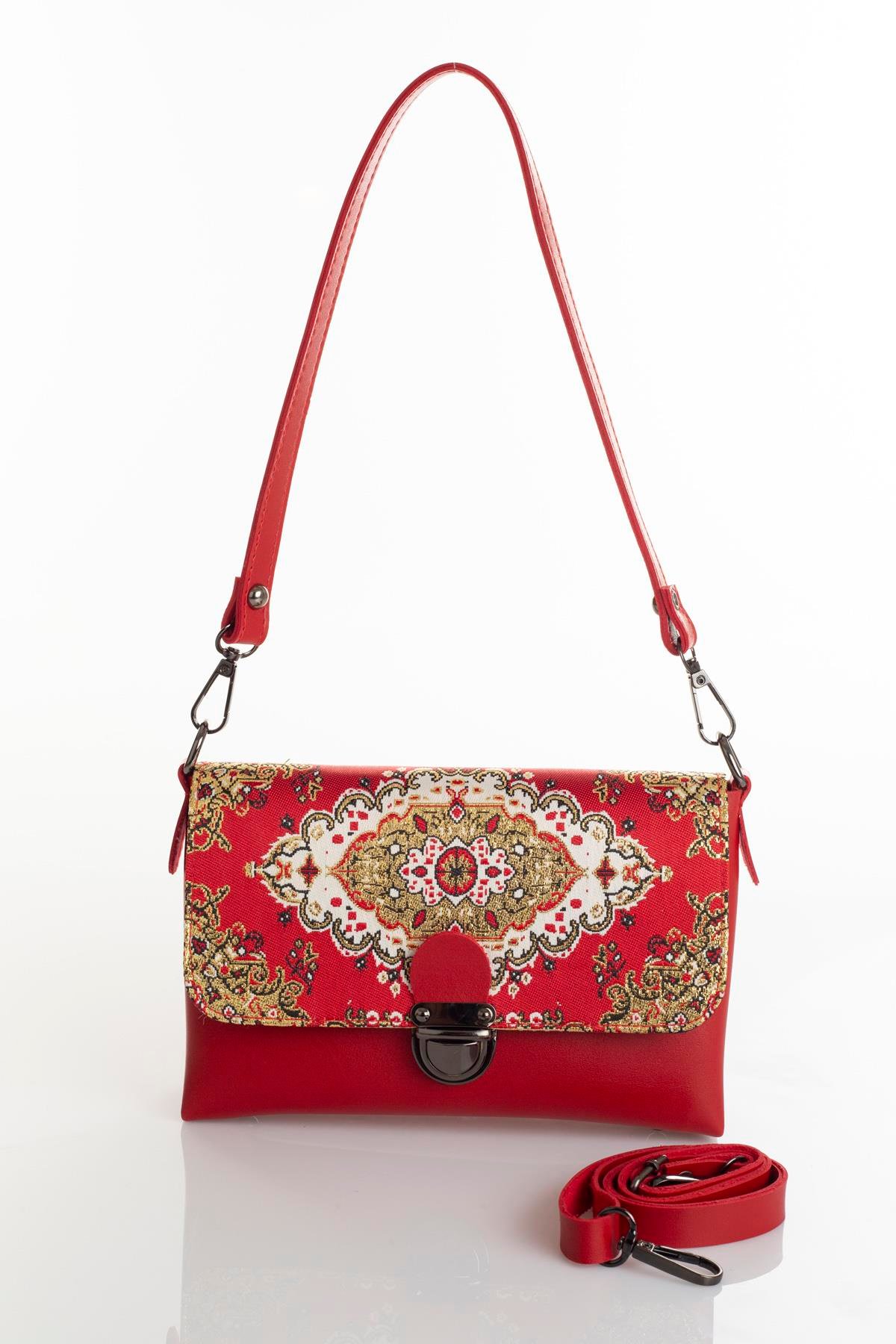 Mottif İstanbul  Otantik Dokuma  Kadın Omuz Çanta 1036.20