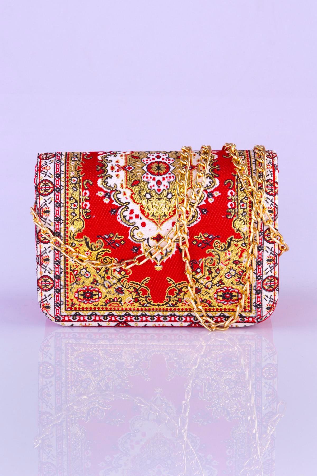 Mottif İstanbul  Otantik Dokuma  Kadın Omuz Çanta 1049.20