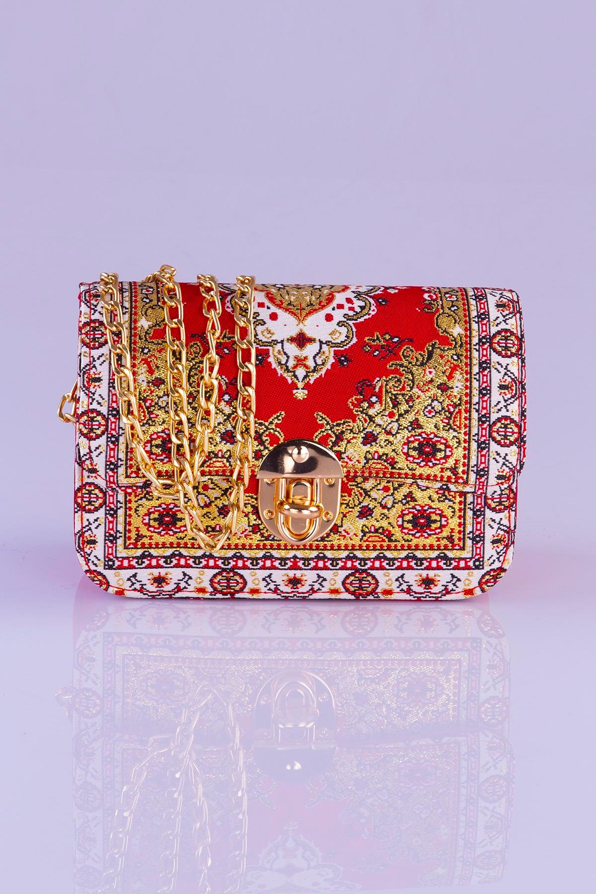 Mottif İstanbul  Otantik Dokuma  Kadın Omuz Çanta 1049.20