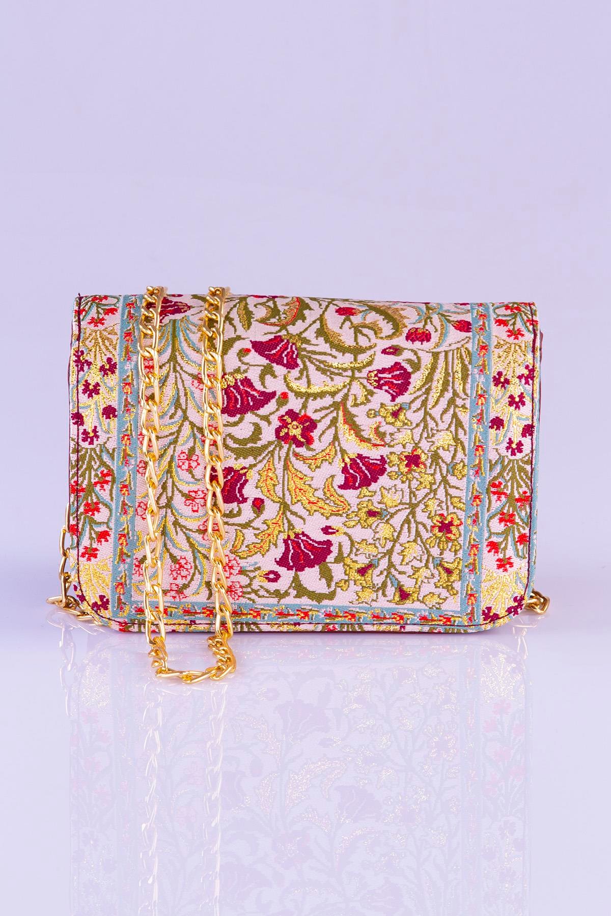 Mottif İstanbul  Otantik Dokuma  Kadın Omuz Çanta 1049.16