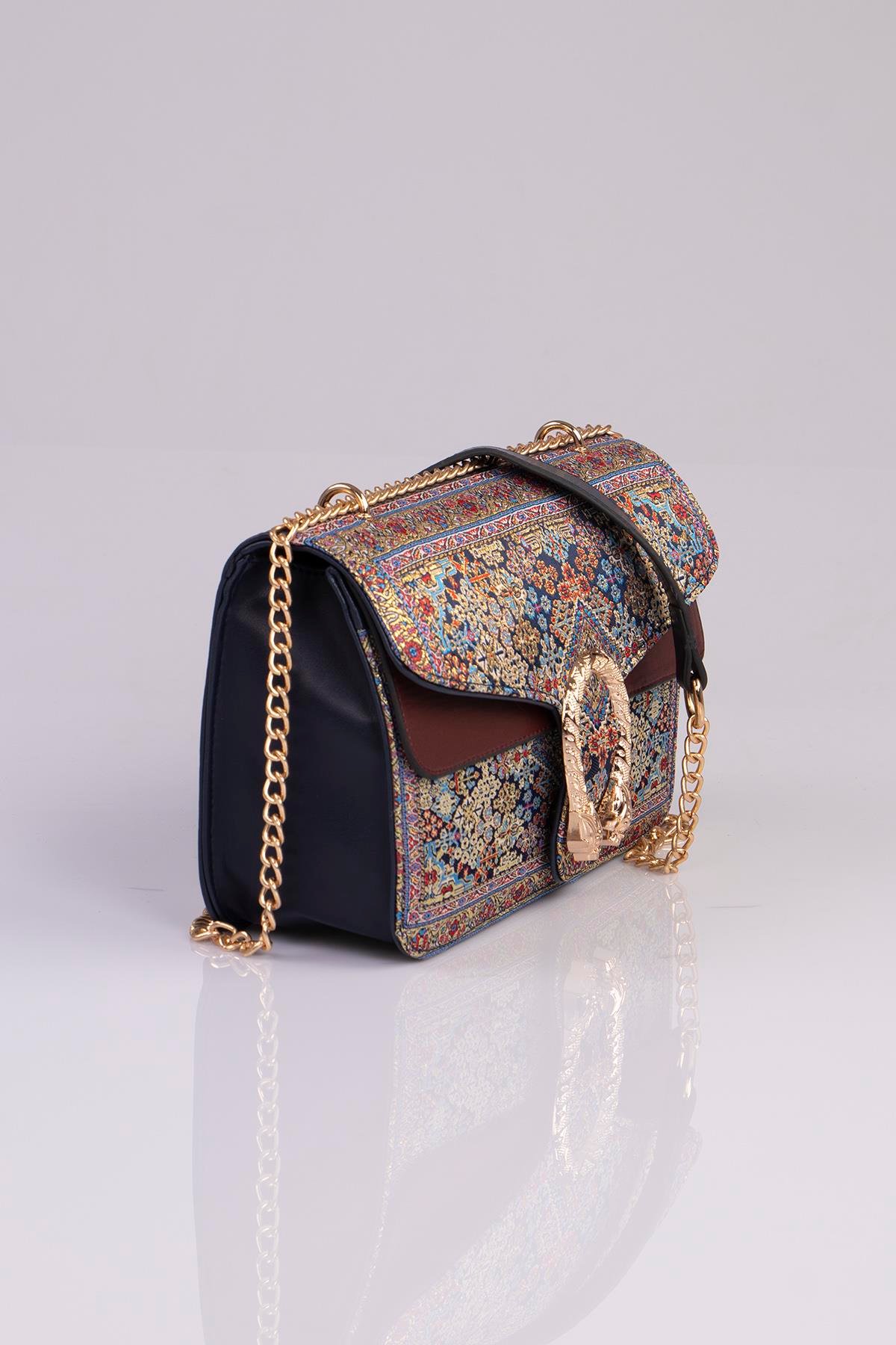 Mottif İstanbul  Otantik Dokuma Kadın Omuz Çanta 1021.18