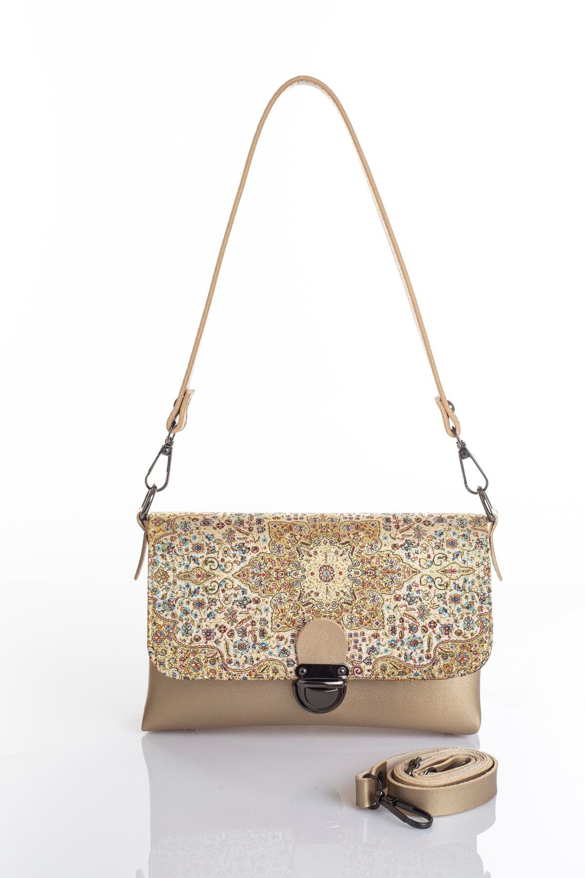 Mottif İstanbul  Otantik Dokuma  Kadın Omuz Çanta 1036.12