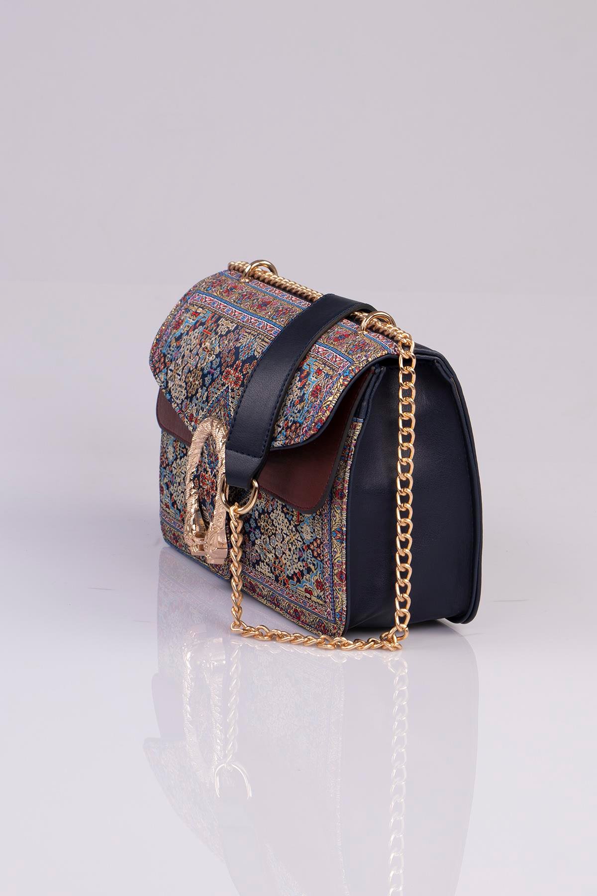 Mottif İstanbul  Otantik Dokuma Kadın Omuz Çanta 1021.18