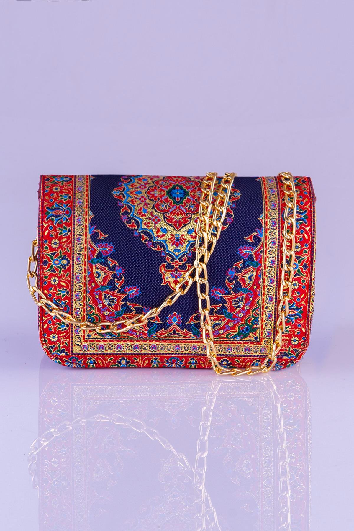 Mottif İstanbul  Otantik Dokuma  Kadın Omuz Çanta 1049.09