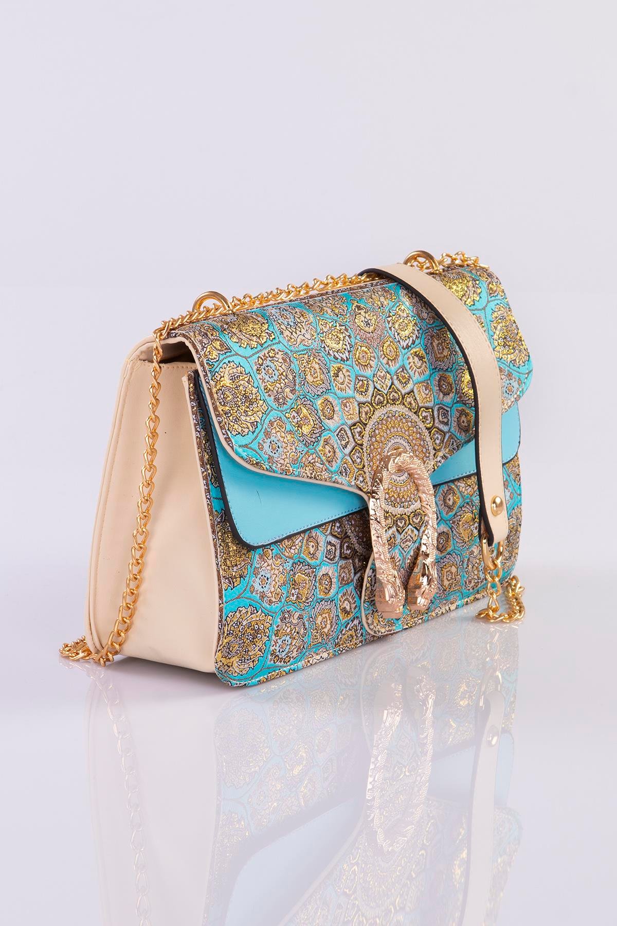 Mottif İstanbul  Otantik Dokuma Kadın Omuz Çanta 1021.05