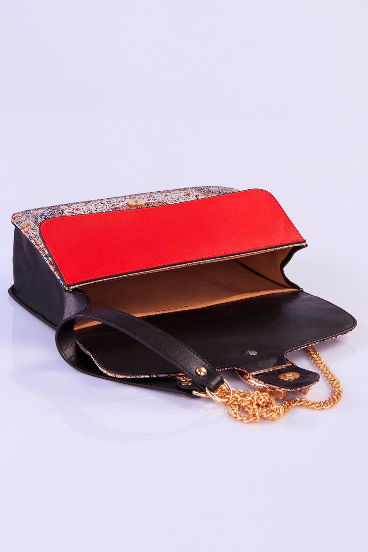 Mottif İstanbul  Otantik Dokuma Kadın Omuz Çanta 1021.11