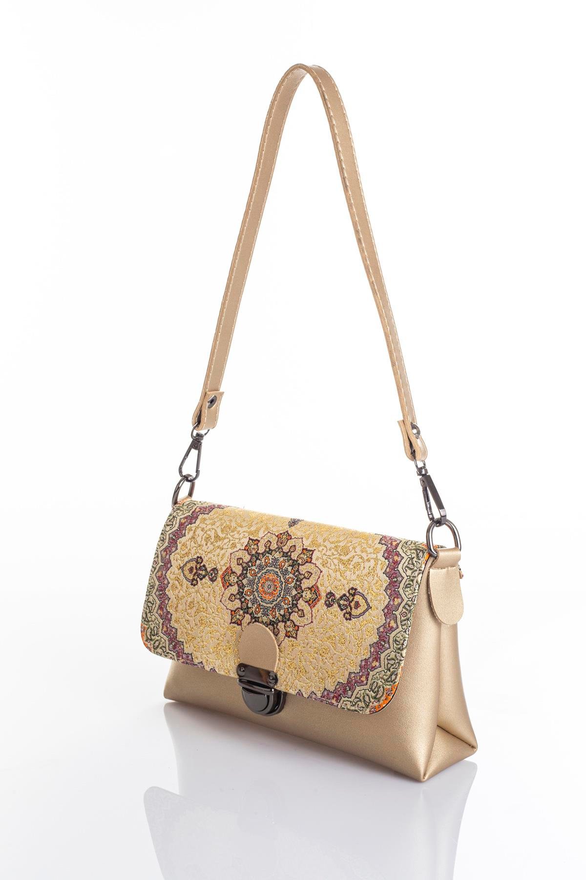 Mottif İstanbul  Otantik Dokuma  Kadın Omuz Çanta 1036.01