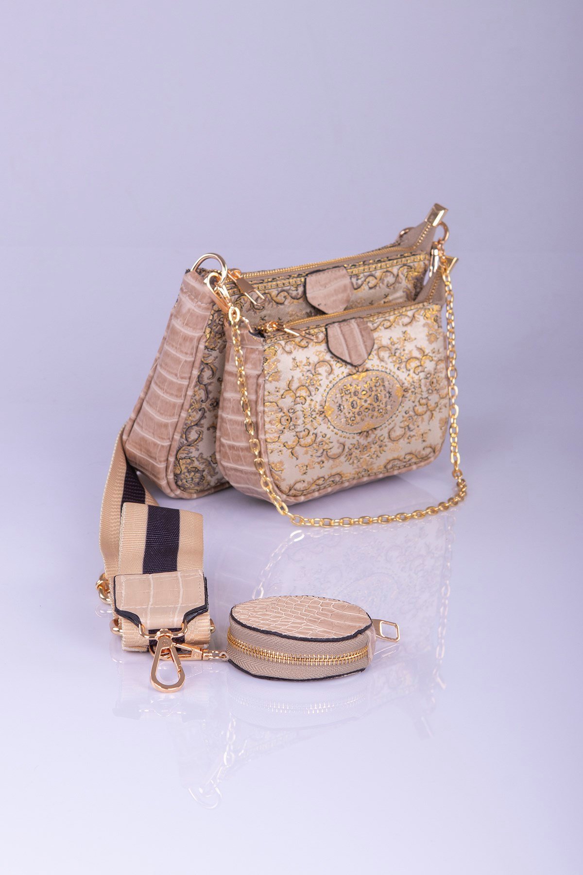 Mottif  İstanbul  Otantik Dokuma Kadın Omuz Çanta 1060.13