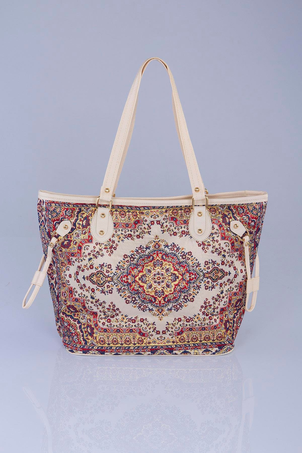 Mottif İstanbul Otantik Dokuma  Kadın Omuz Çanta 1025.03